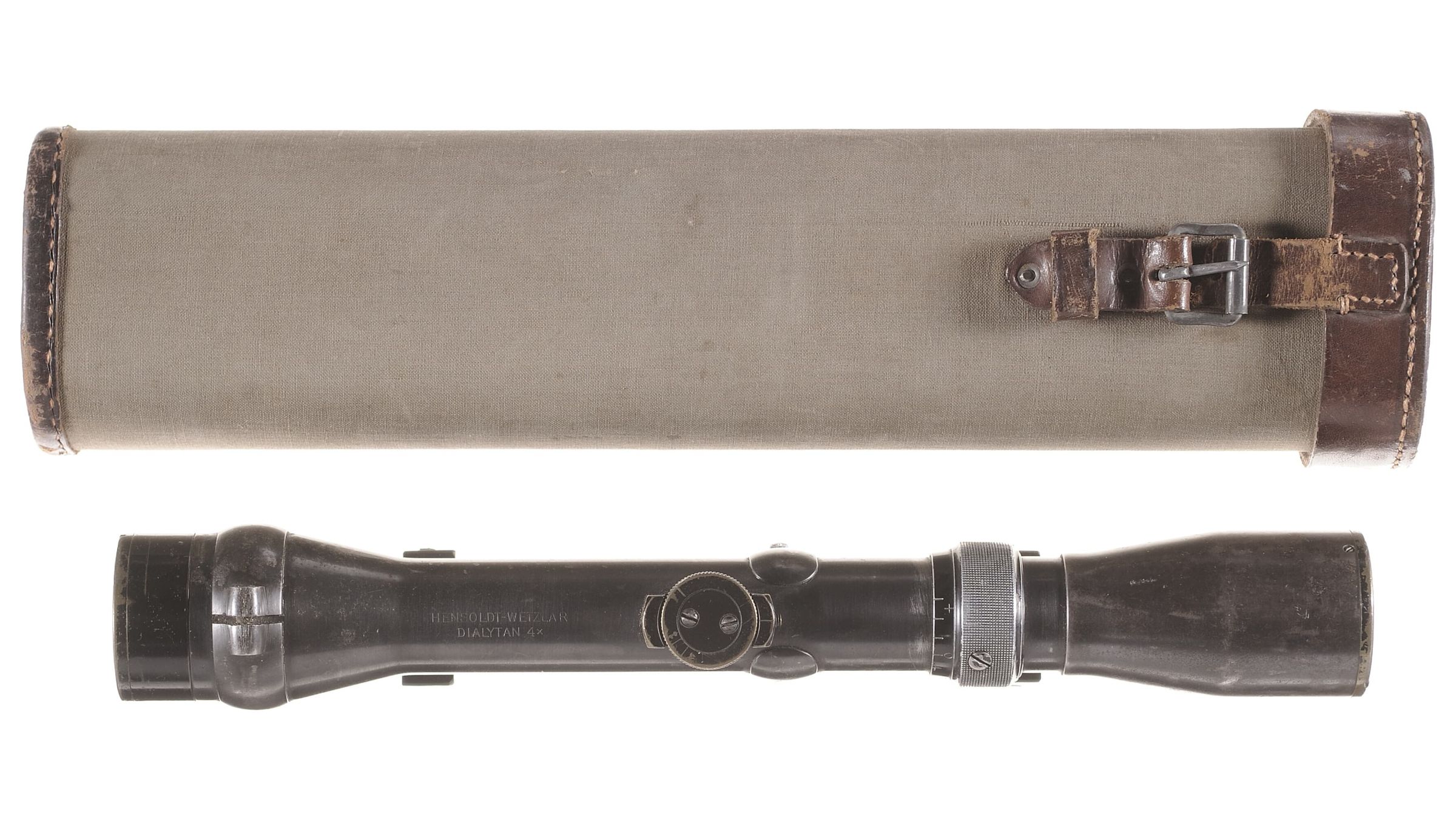 HensoldtWetzlar Dialytan 4x Scope with Case Rock Island Auction