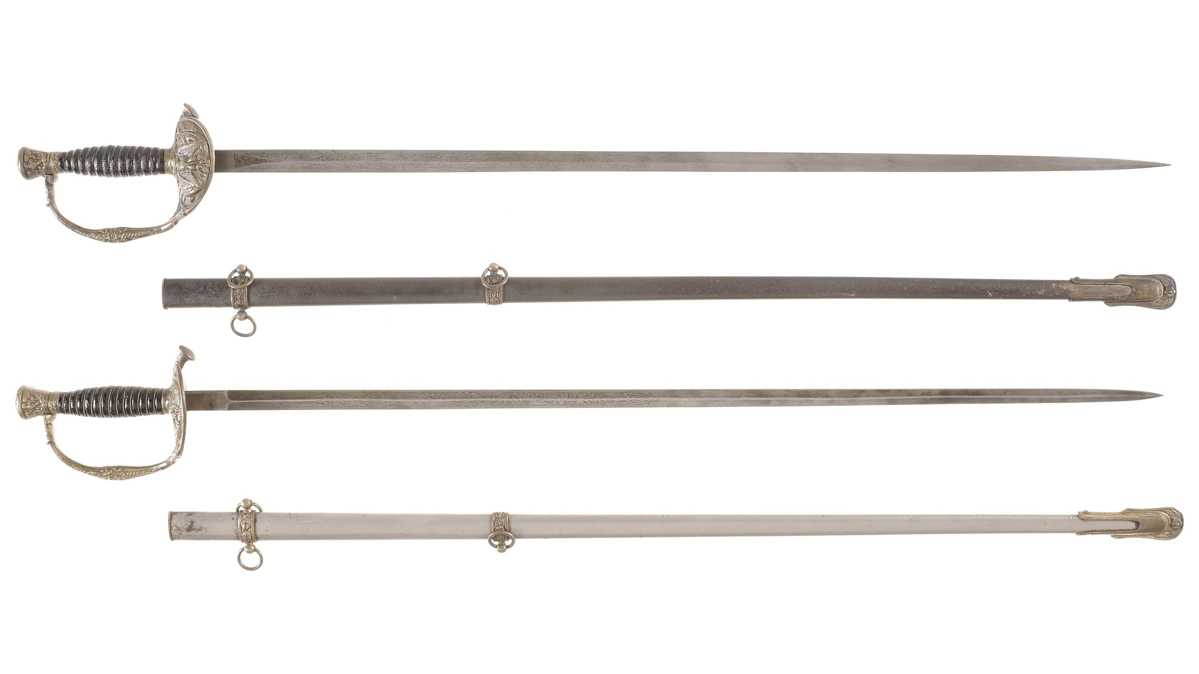 two-u-s-post-civil-war-1860-staff-field-officer-s-swords-rock