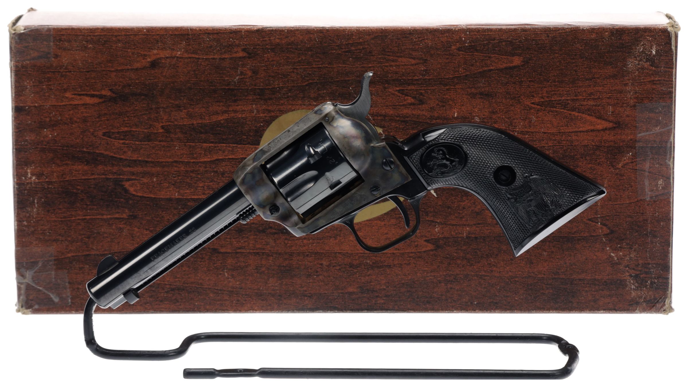 Colt Peacemaker 22 Single Action Revolver With Box Rock Island Auction 1337