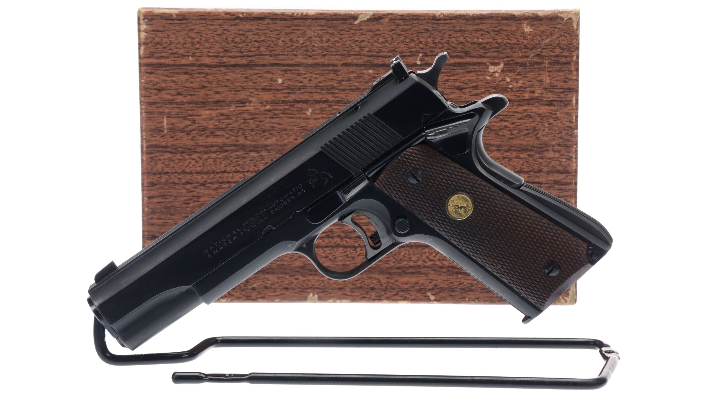 Colt Gold Cup National Match Semi-Automatic Pistol with Box
