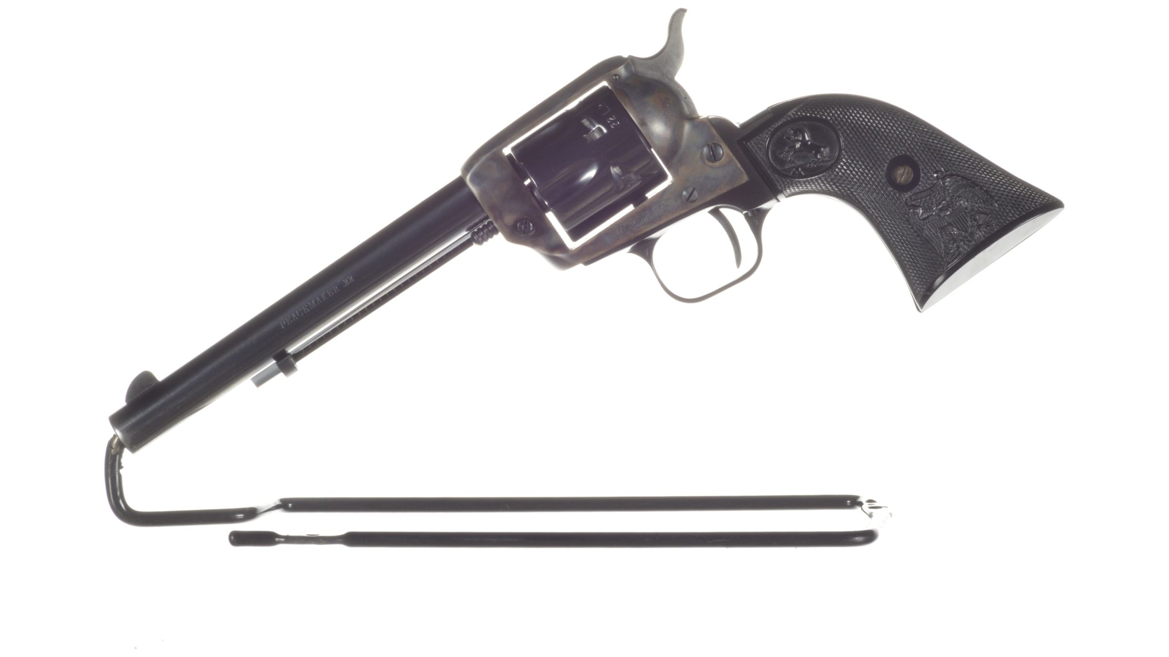 Colt Peacemaker 22 Single Action Revolver Rock Island Auction 7105