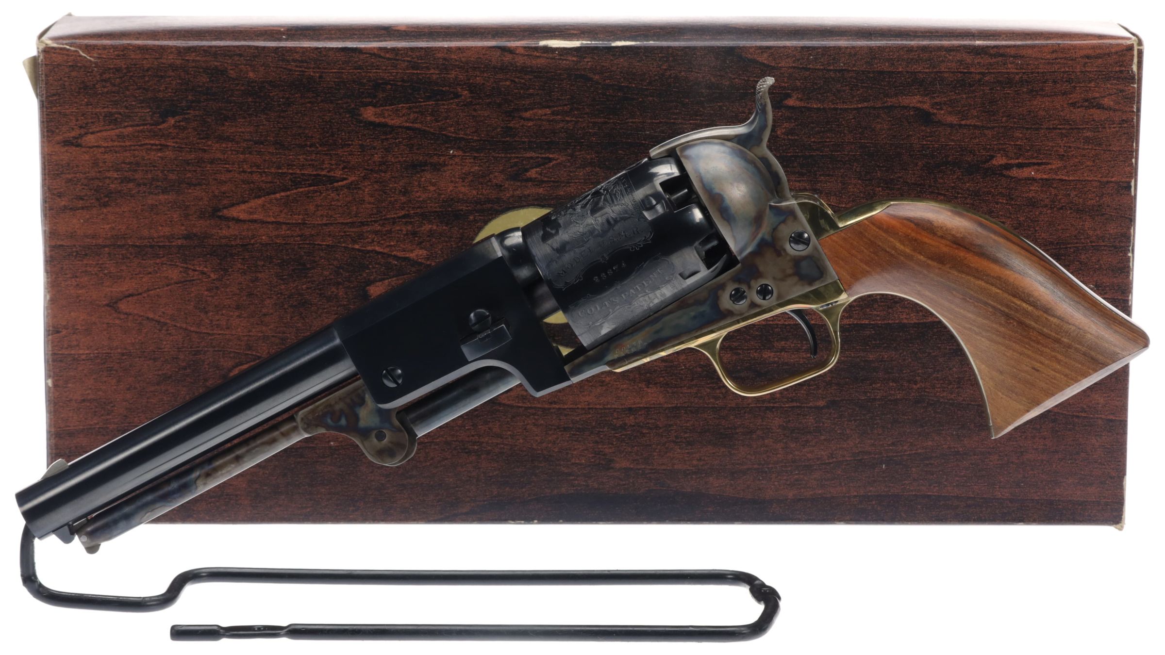 Colt 3rd Model Dragoon Percussion Revolver With Box Rock Island Auction