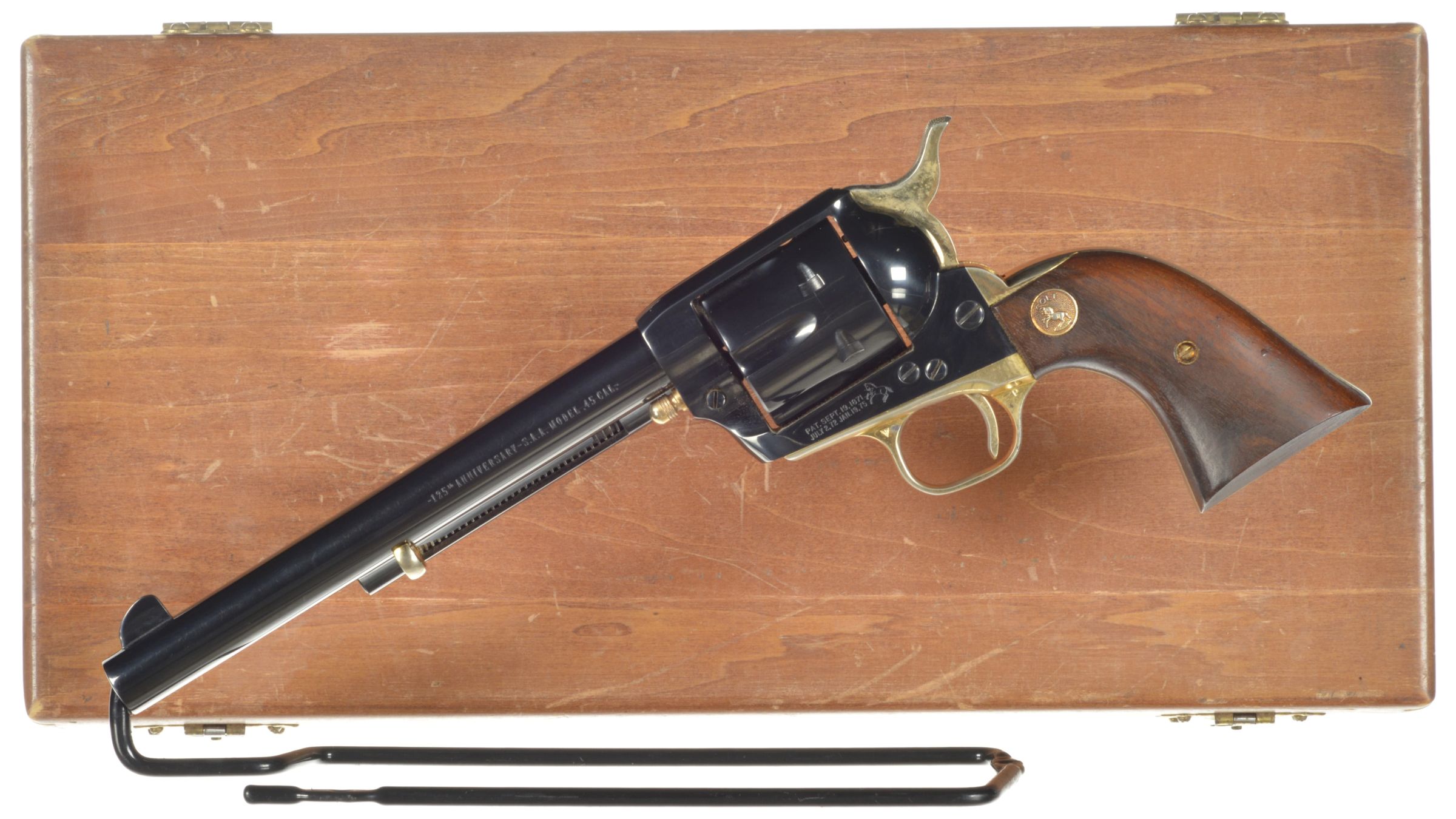 Colt Single Action Army 125th Anniversary Commemorative Revolver Rock
