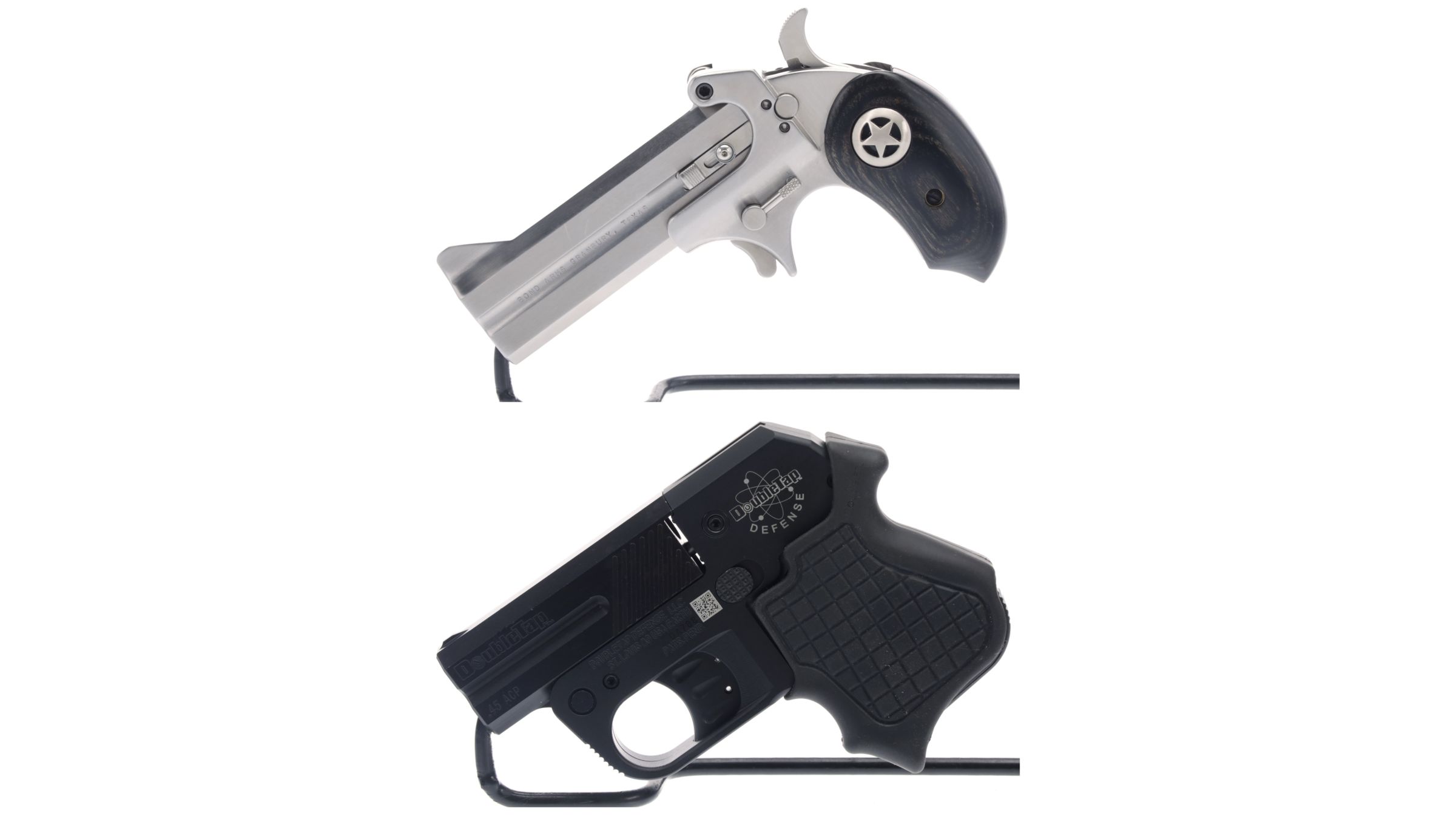 Two Over/Under Pocket Pistols | Rock Island Auction