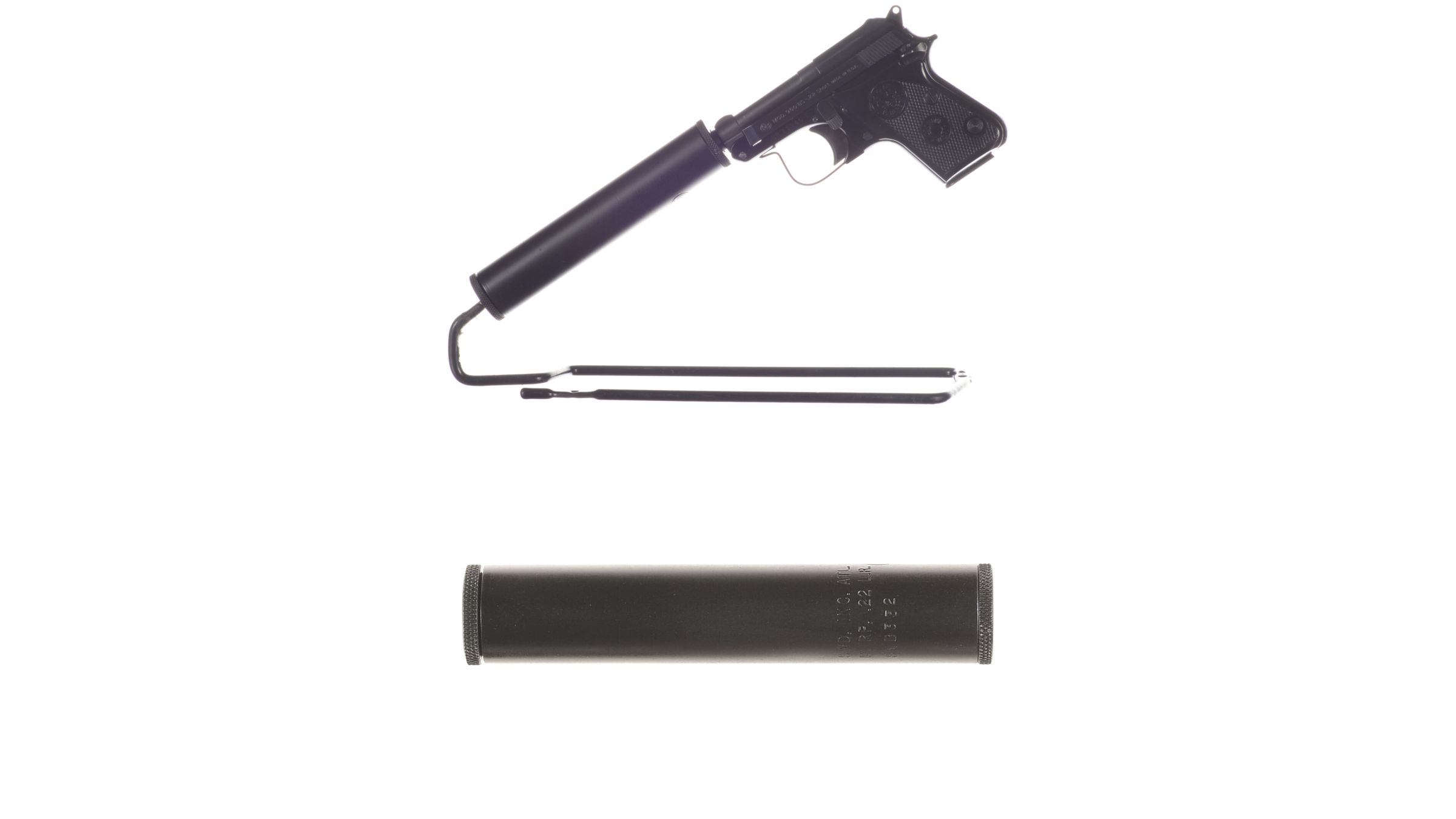 Beretta Model 950BS Pistol with SWD Inc. Class III/NFA Silencer | Rock ...