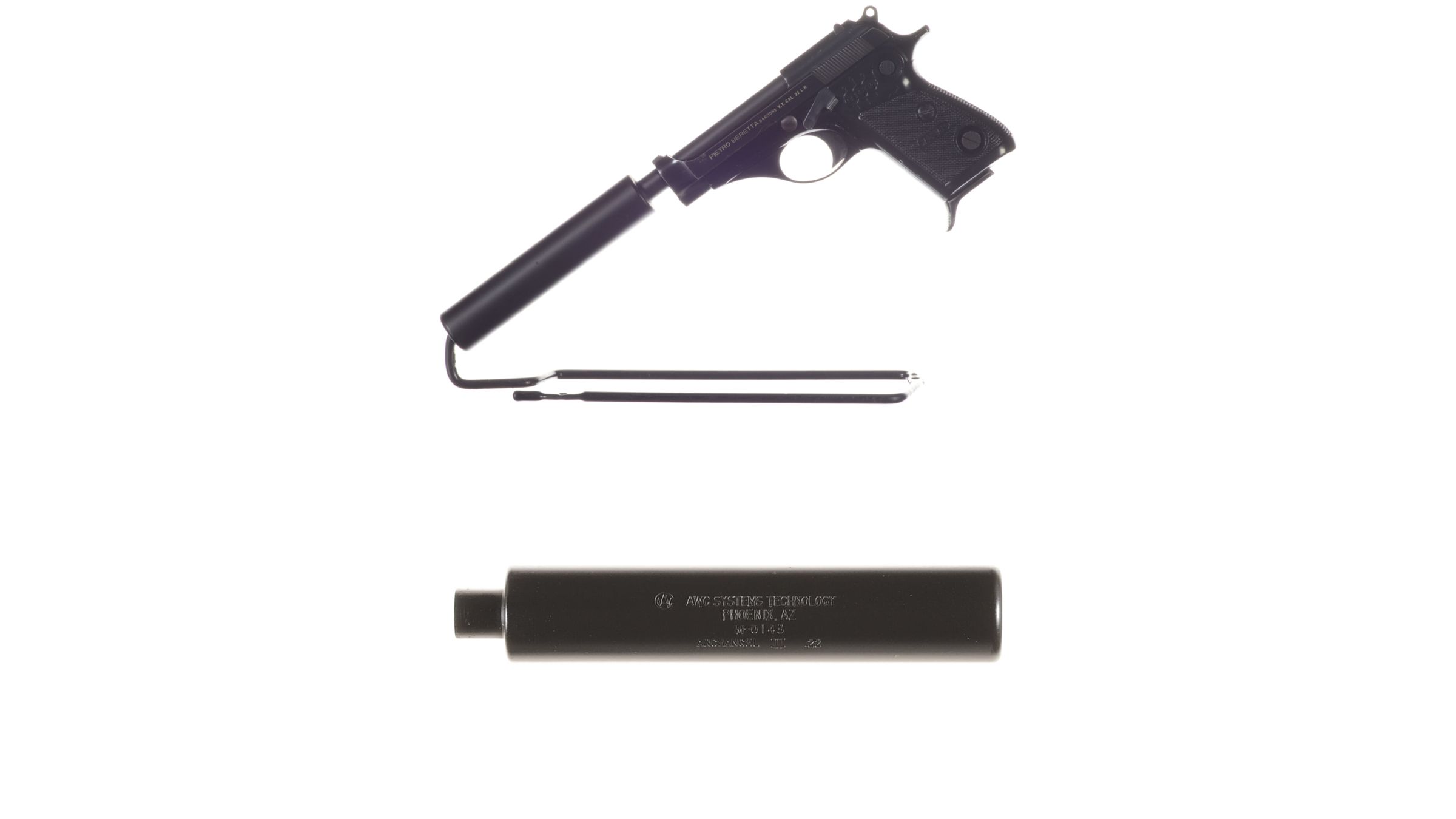 Beretta Model 71 Jaguar Pistol with Class III/NFA Silencer | Rock