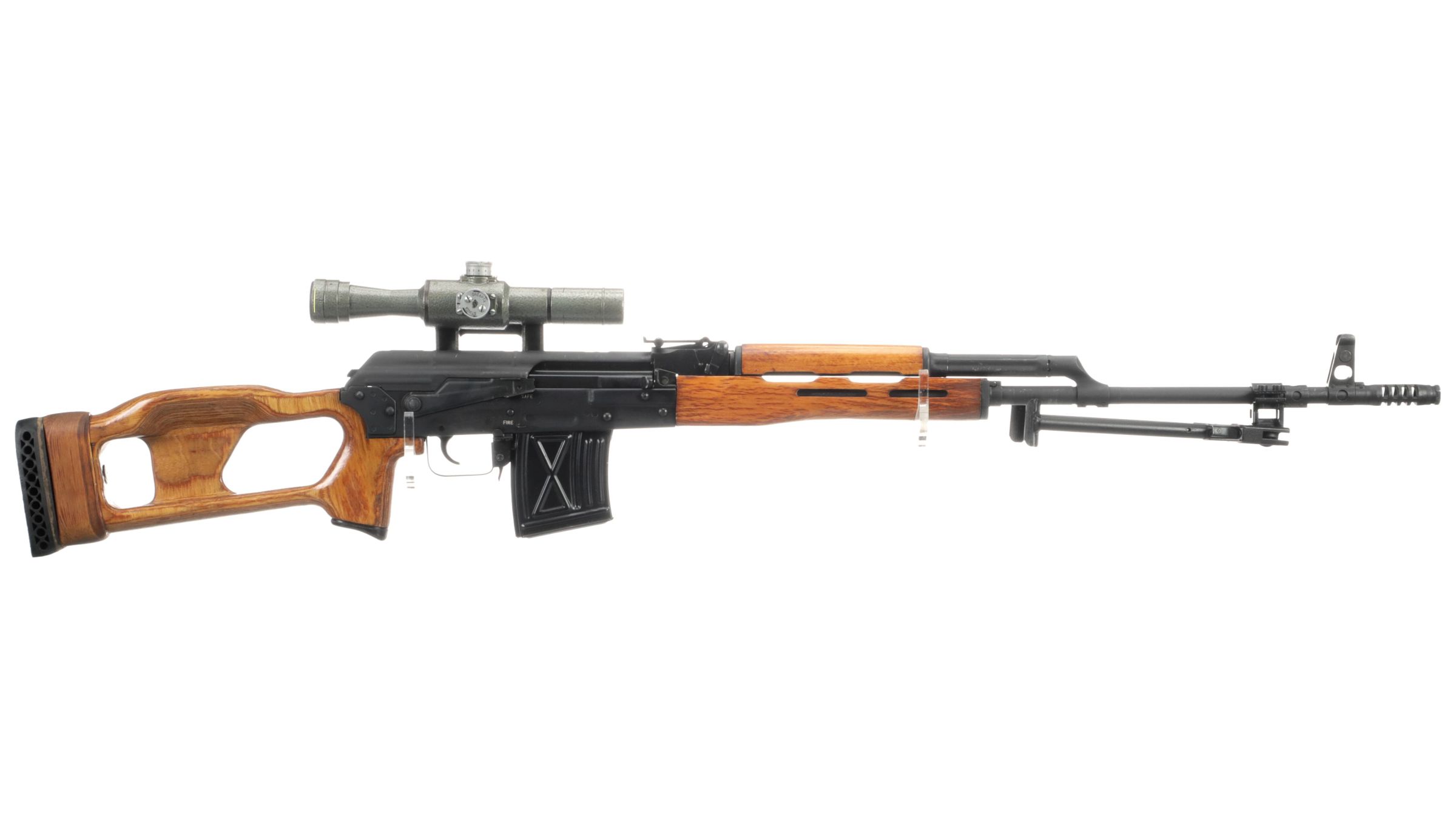 Romanian Model FPK Dragunov Semi-Automatic Rifle with Scope | Rock ...