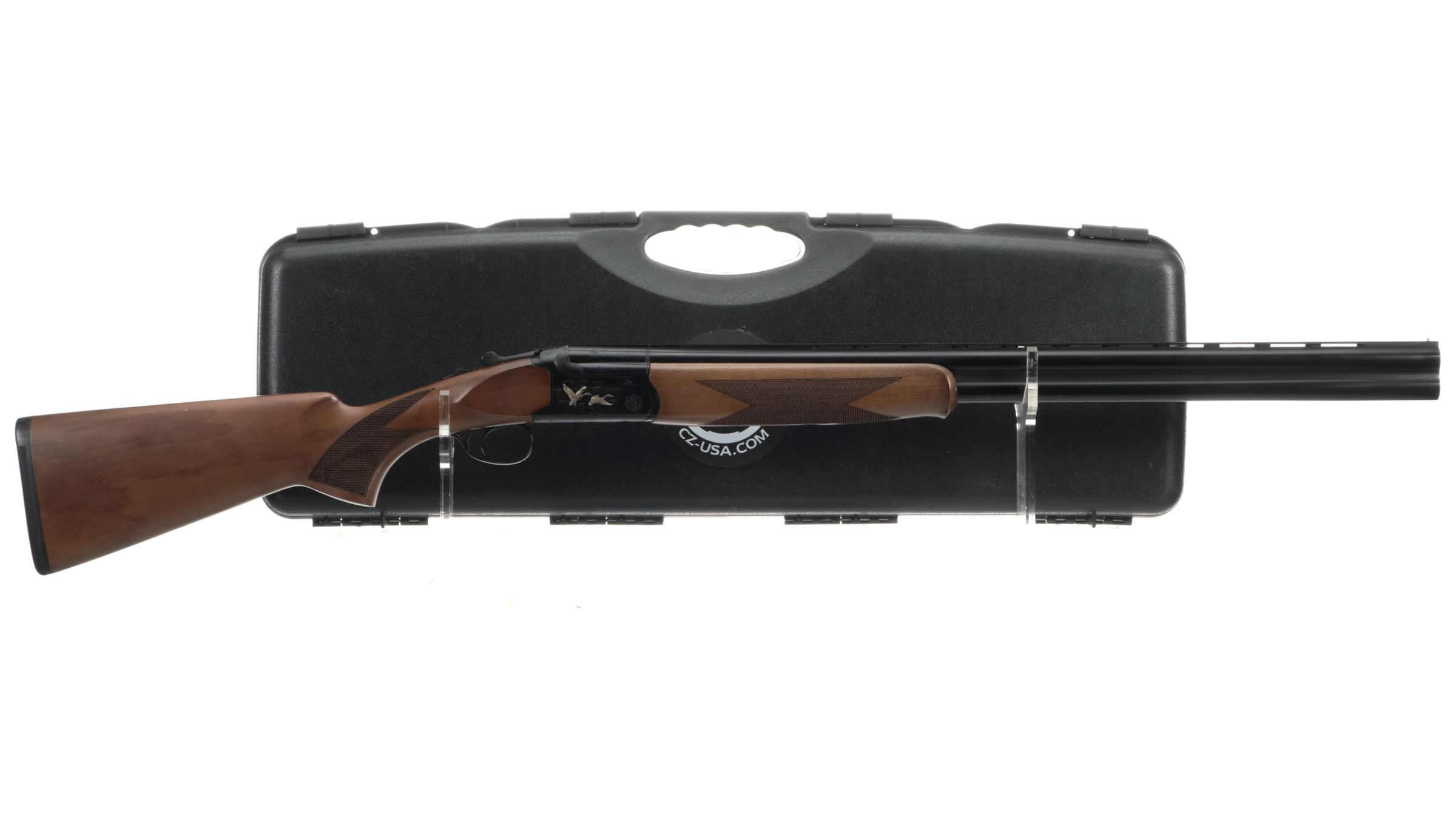 Huglu/CZ Canvasback Gold Over/Under Shotgun with Case | Rock Island Auction