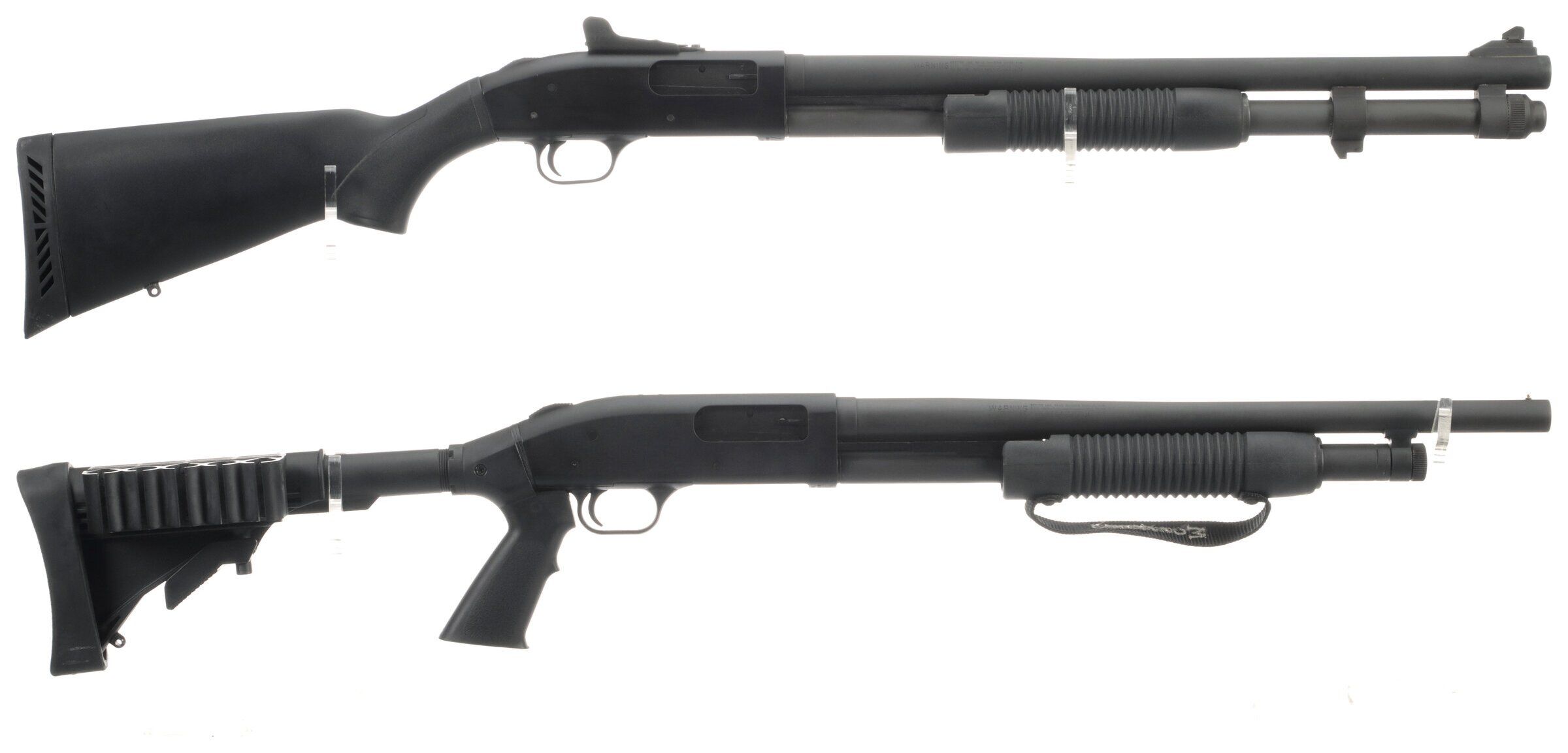 Two Mossberg Slide Action Shotguns | Rock Island Auction