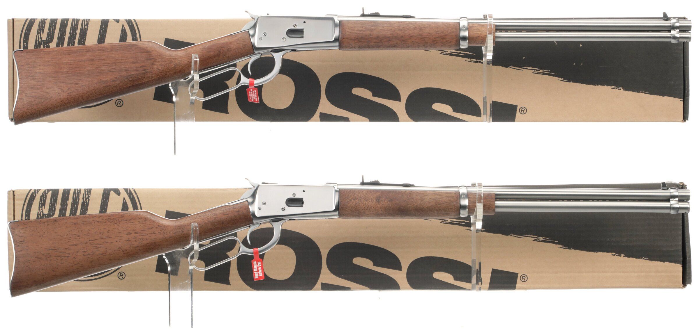 Rossi Model Two Rossi Model R92 Lever Action Rifles with Boxes | Rock Island Auction