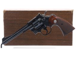 Colt Officers Model Match Double Action Revolver with Box