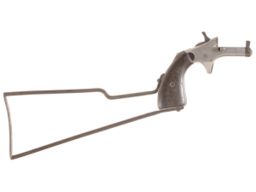 Unmarked Pocket Rifle Single Shot Frame with Stock