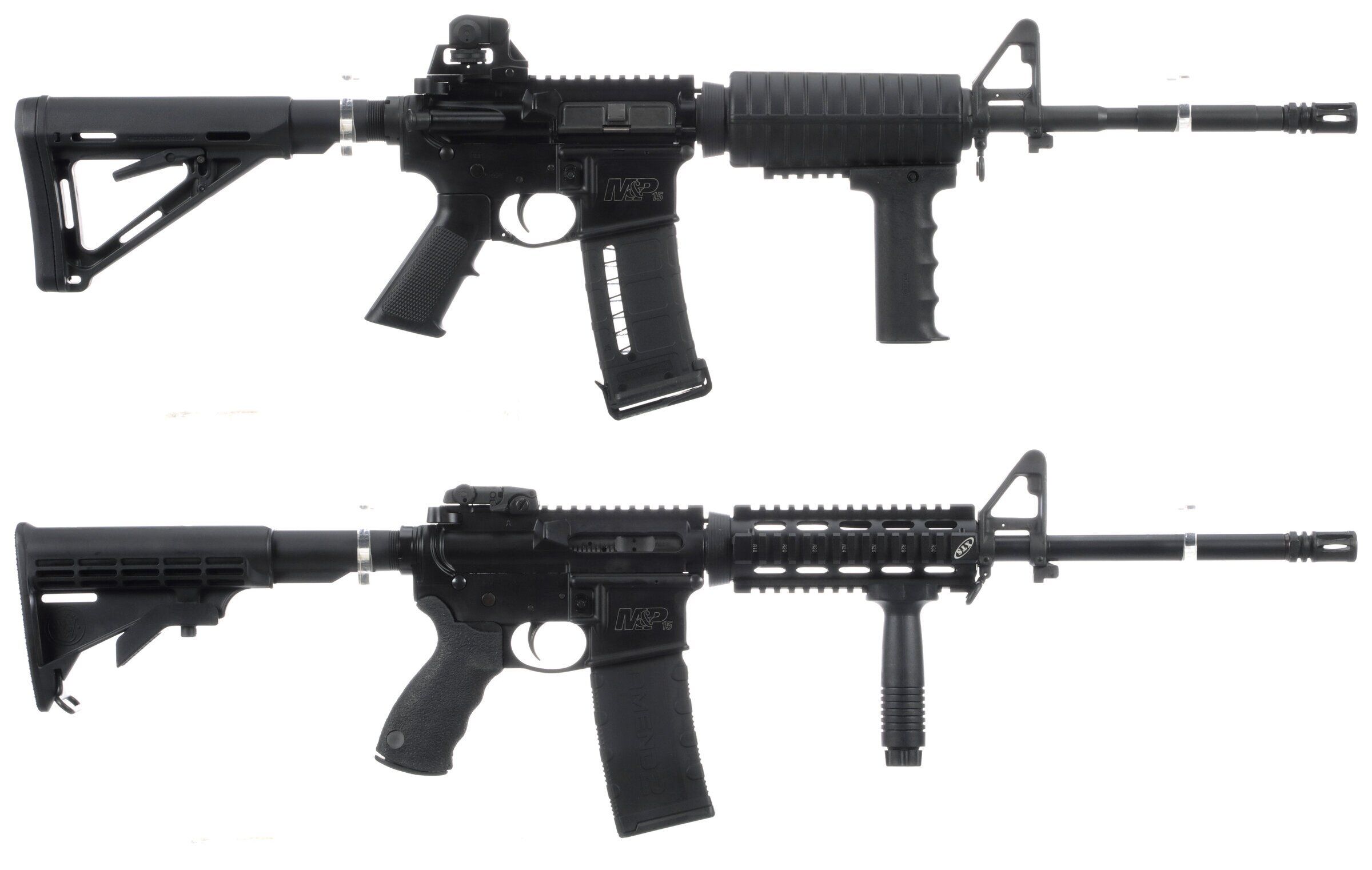 Two Smith & Wesson Model M&P15 SemiAutomatic Rifles Rock Island Auction