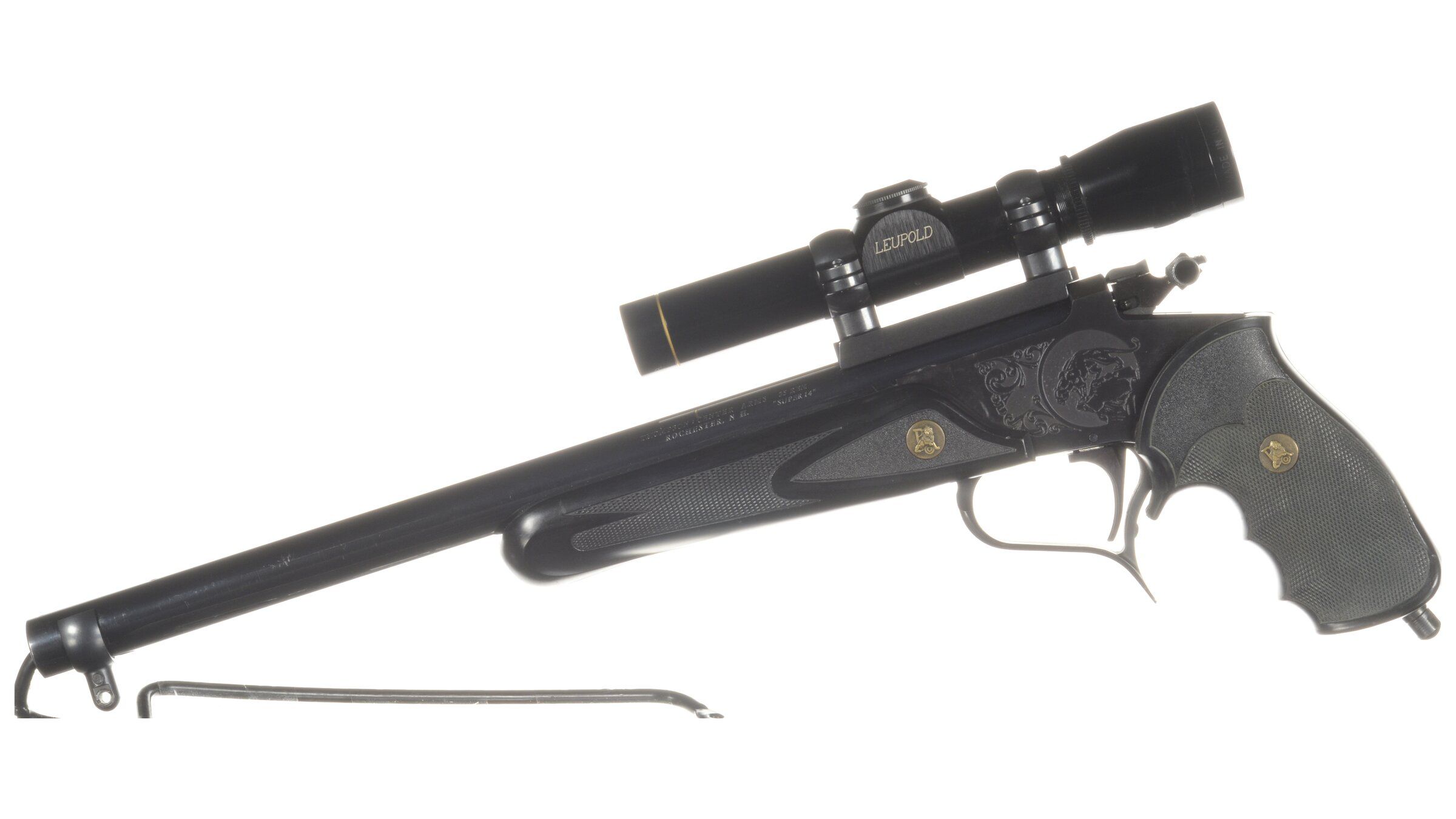 Thompson Center Arms Contender Super 14 Pistol With Scope Rock Island Auction 5626