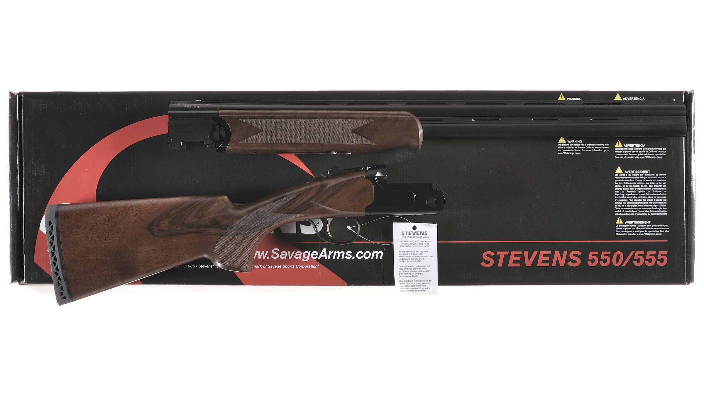 Savage Stevens Model 555 Over/Under 20 Gauge Shotgun with Box | Rock ...