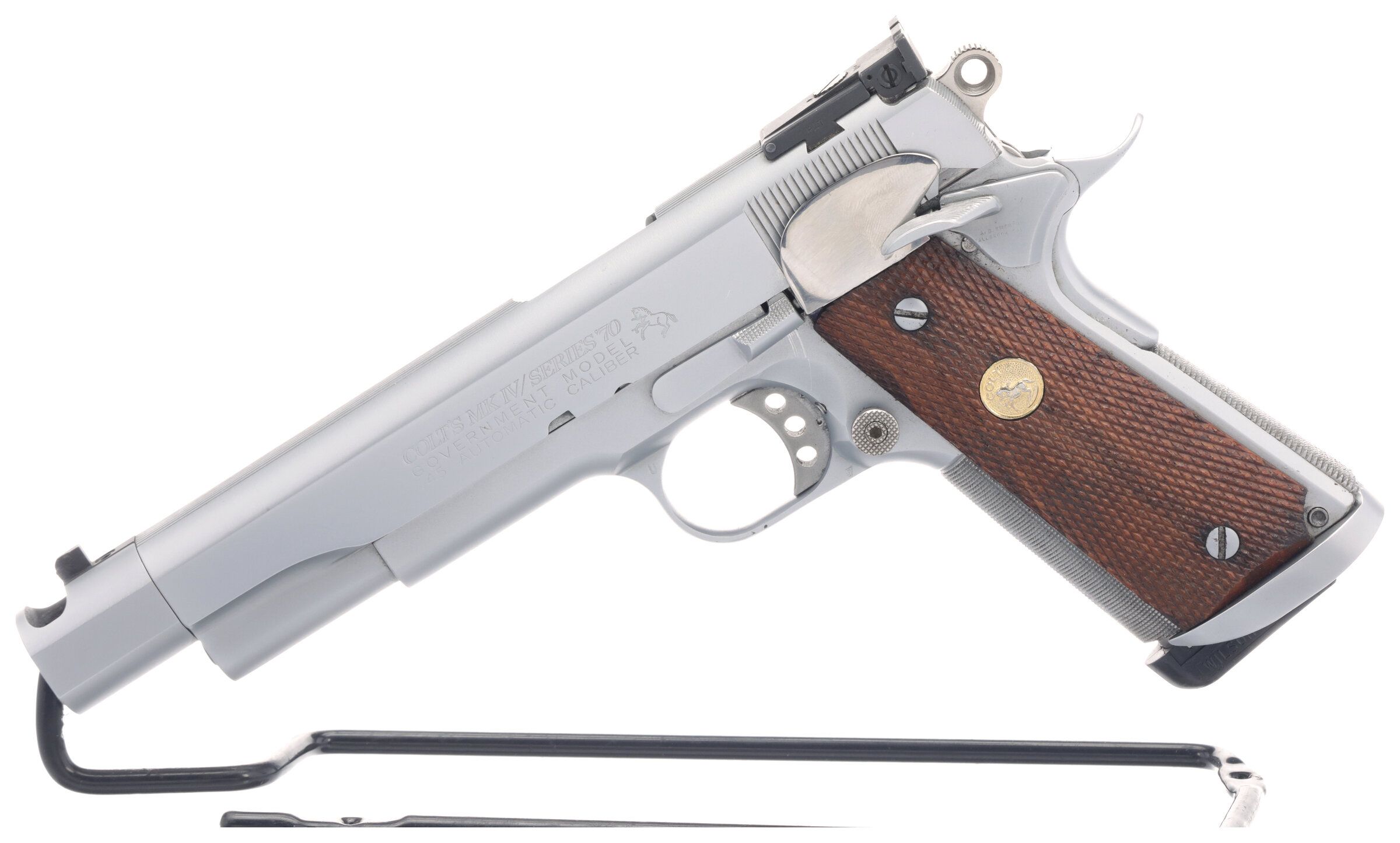 Wilson combat colt mk iv series 70 government model pistol rock