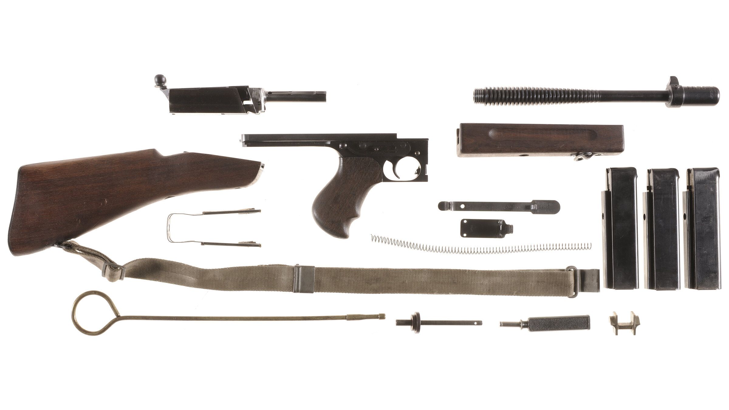 Thompson 1928A1 SMG Parts | Rock Island Auction