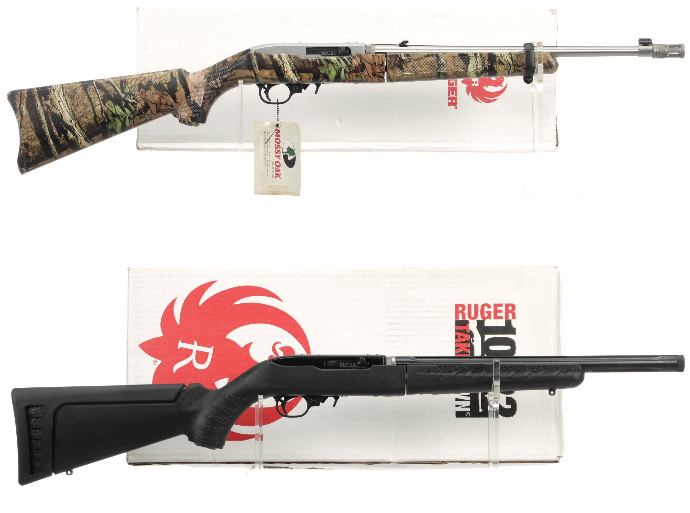 Two Ruger 10/22 Takedown Semi-Automatic Rifles With Boxes | Rock Island ...