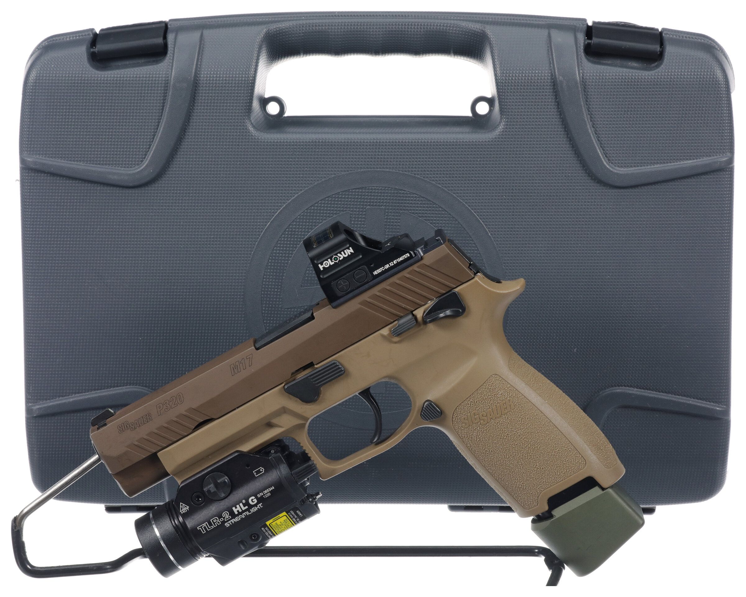 【時間指定不可】 GUN M17 P320 SAUER SIG CASE 実物ガンケース シグザウエル USED トイガン