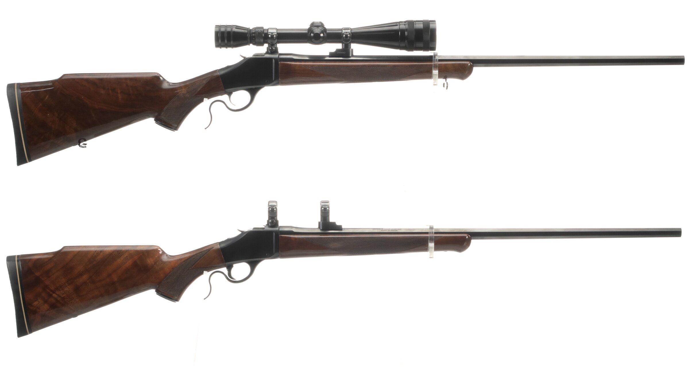 Two Browning B-78 High Power Single Shot Rifles | Rock Island Auction