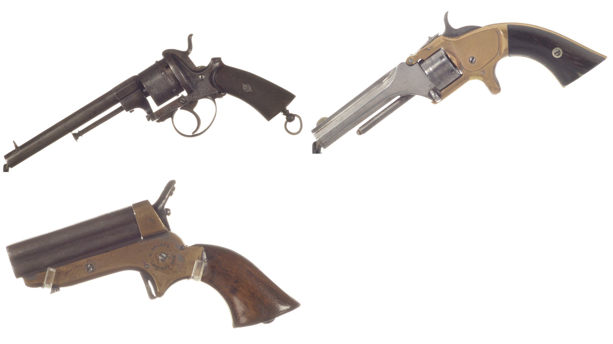 Three Antique Handguns Rock Island Auction