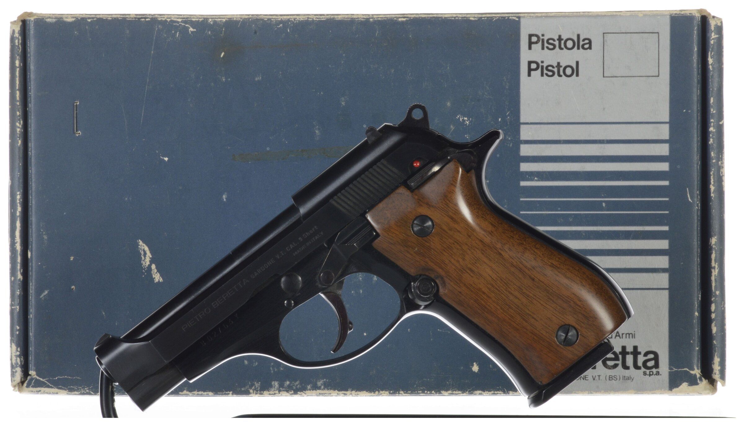 Beretta Model 84 Semi Automatic Pistol With Box Rock Island Auction 3364