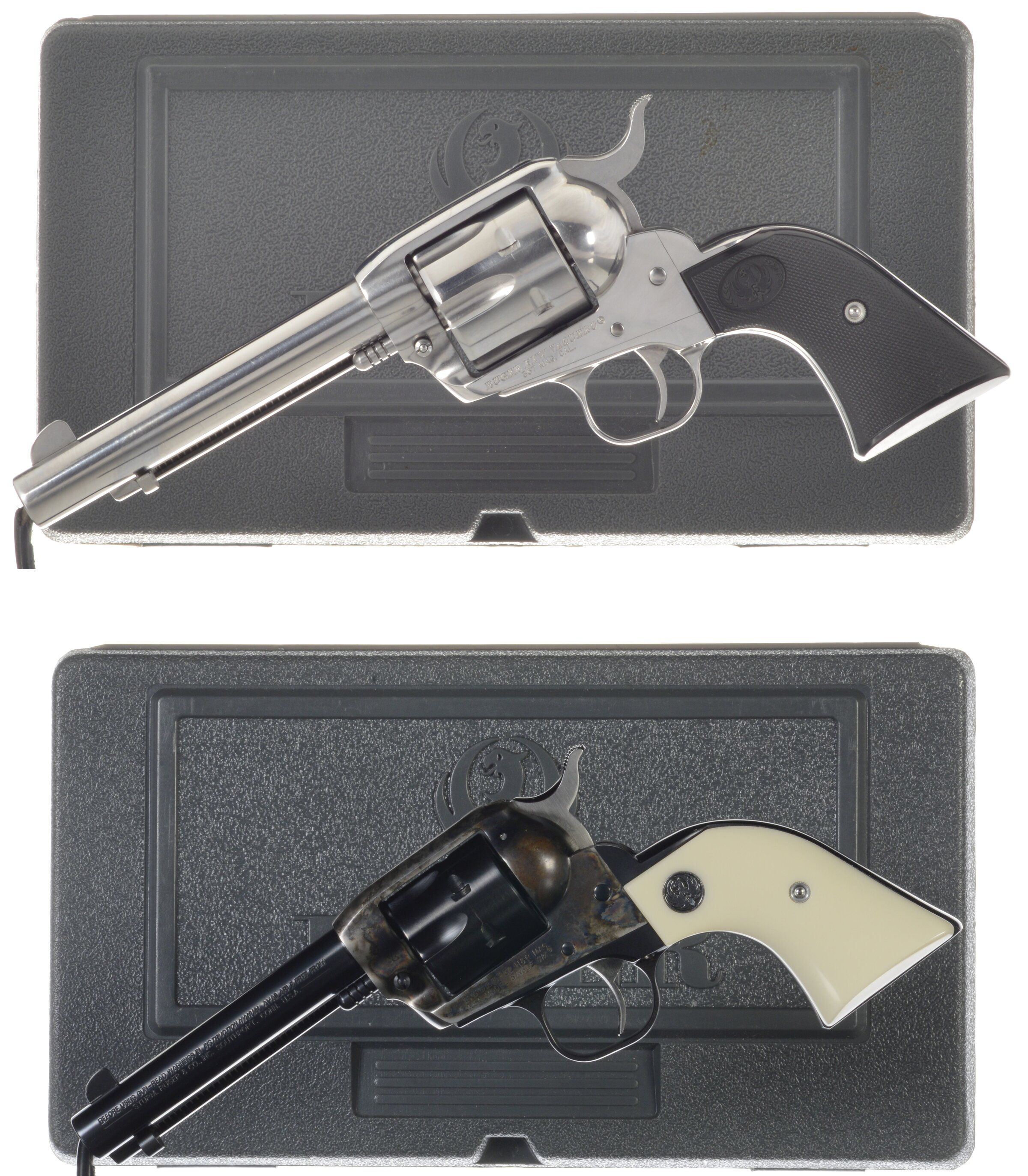 Two Ruger Single Action Revolvers With Cases Rock Island Auction