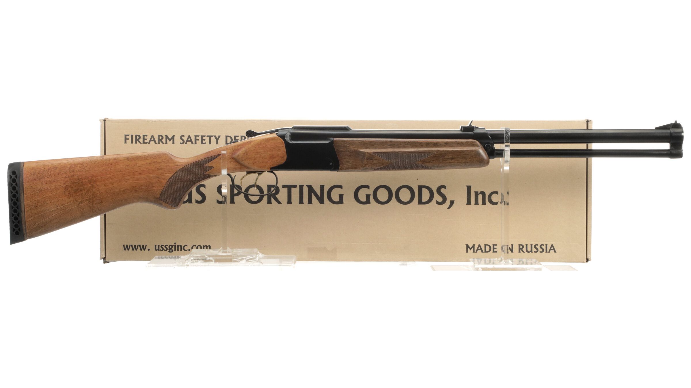 Baikal Model IZH-94 Over/Under Combination Gun with Box | Rock Island ...