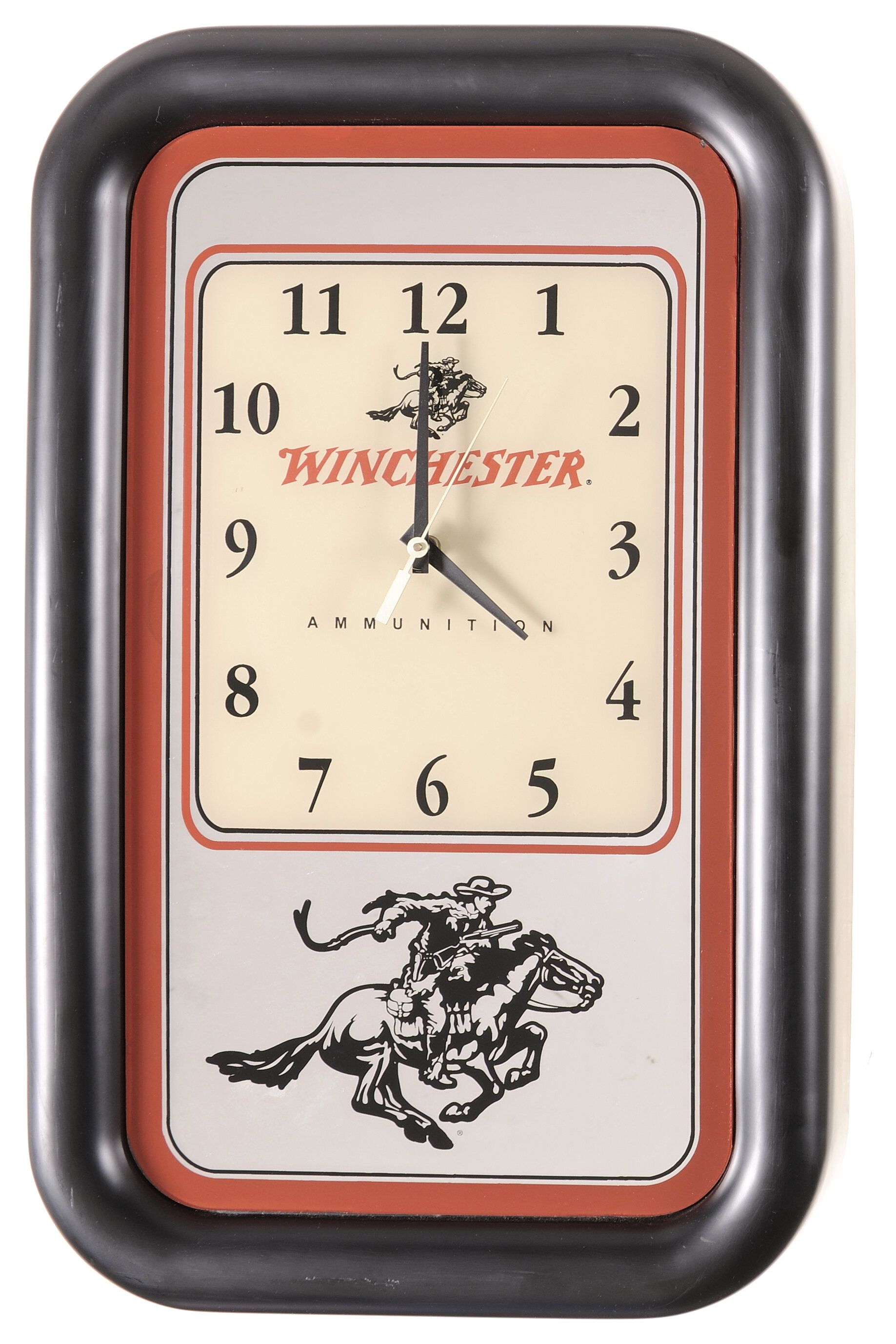 Promotional Images Winchester Horse and Rider Wall Clock Rock Island Auction