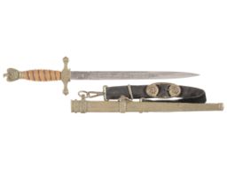 German Kriegsmarine Style Dagger with Sheath