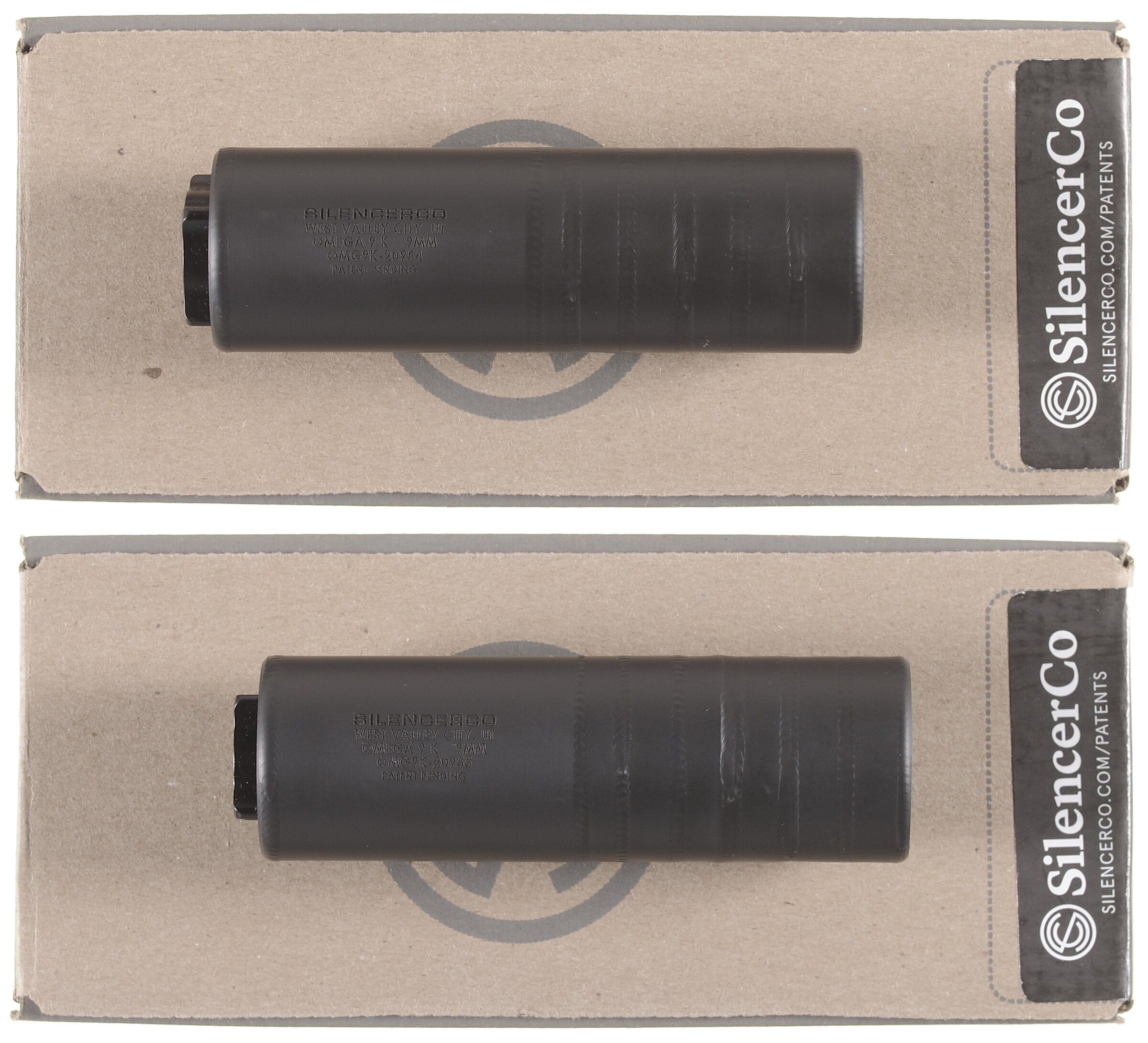 Two SilencerCo Omega 9 K Class III/NFA Silencers Rock Island Auction