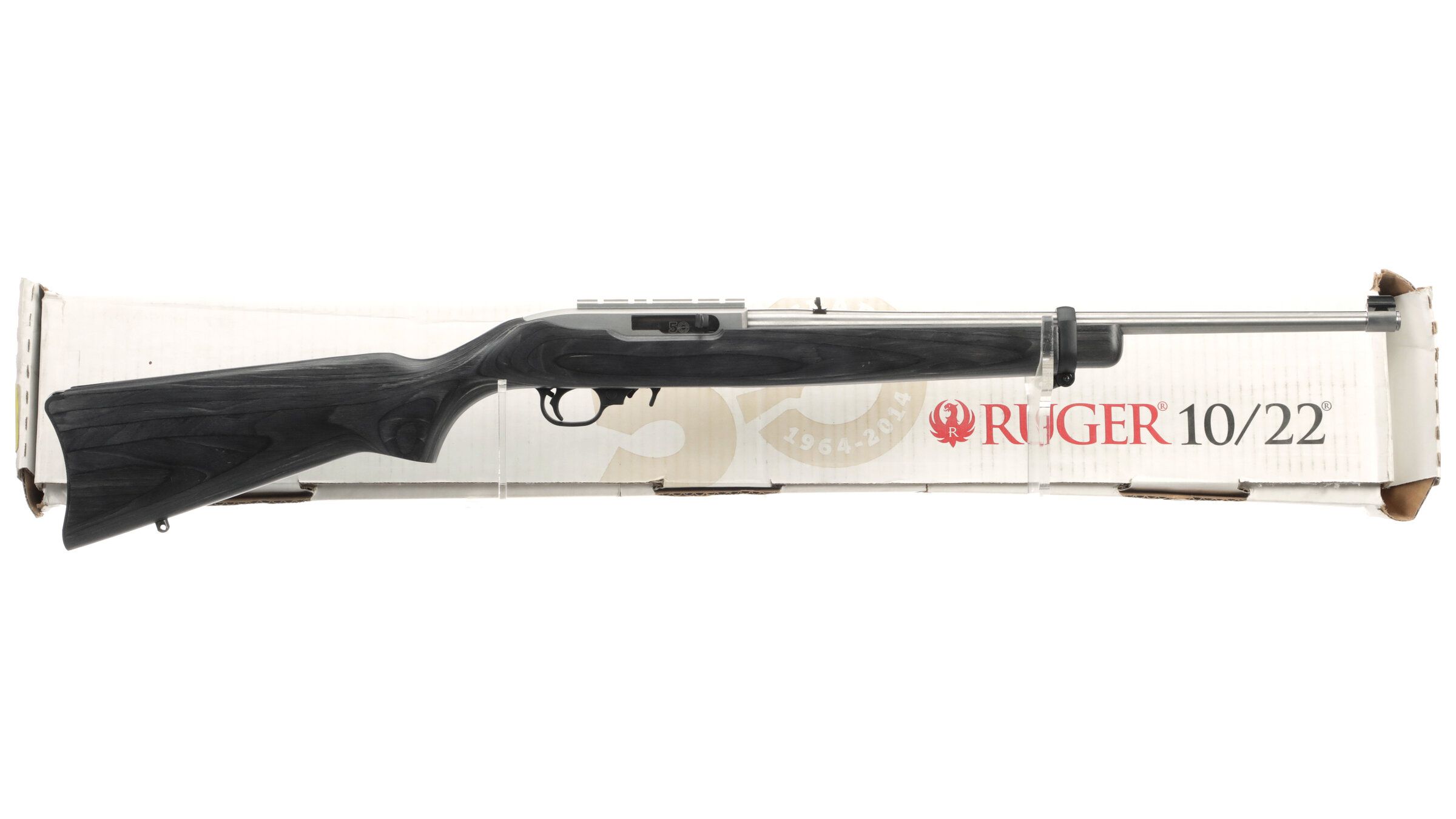 Ruger Model 10 22 50th Anniversary Semi Automatic Rifle With Box Rock