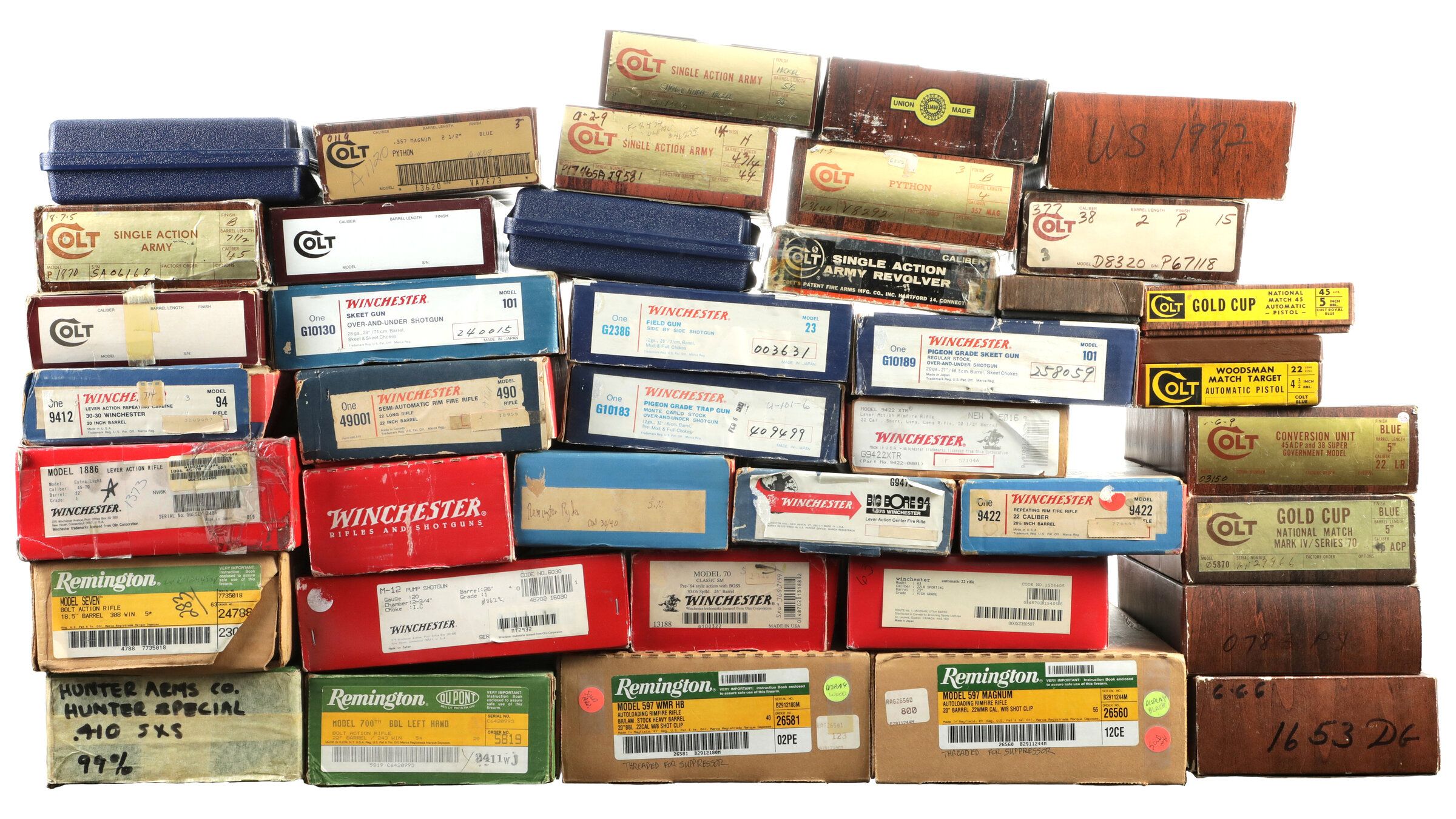 Large Group of Firearm Boxes | Rock Island Auction