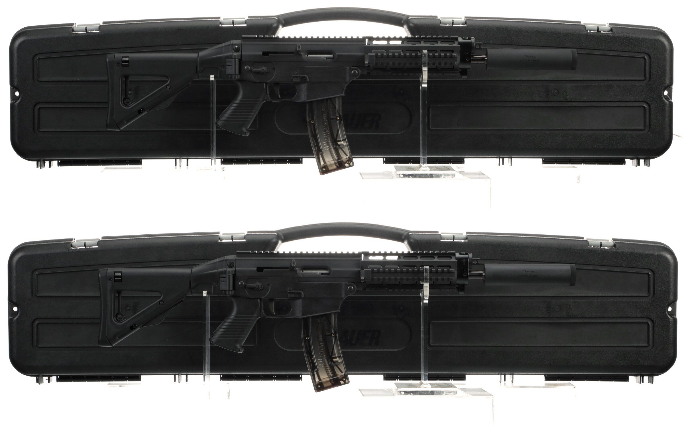 Two Sig Sauer Model SIG522 Tactical Trainer Rifles with Cases | Rock ...