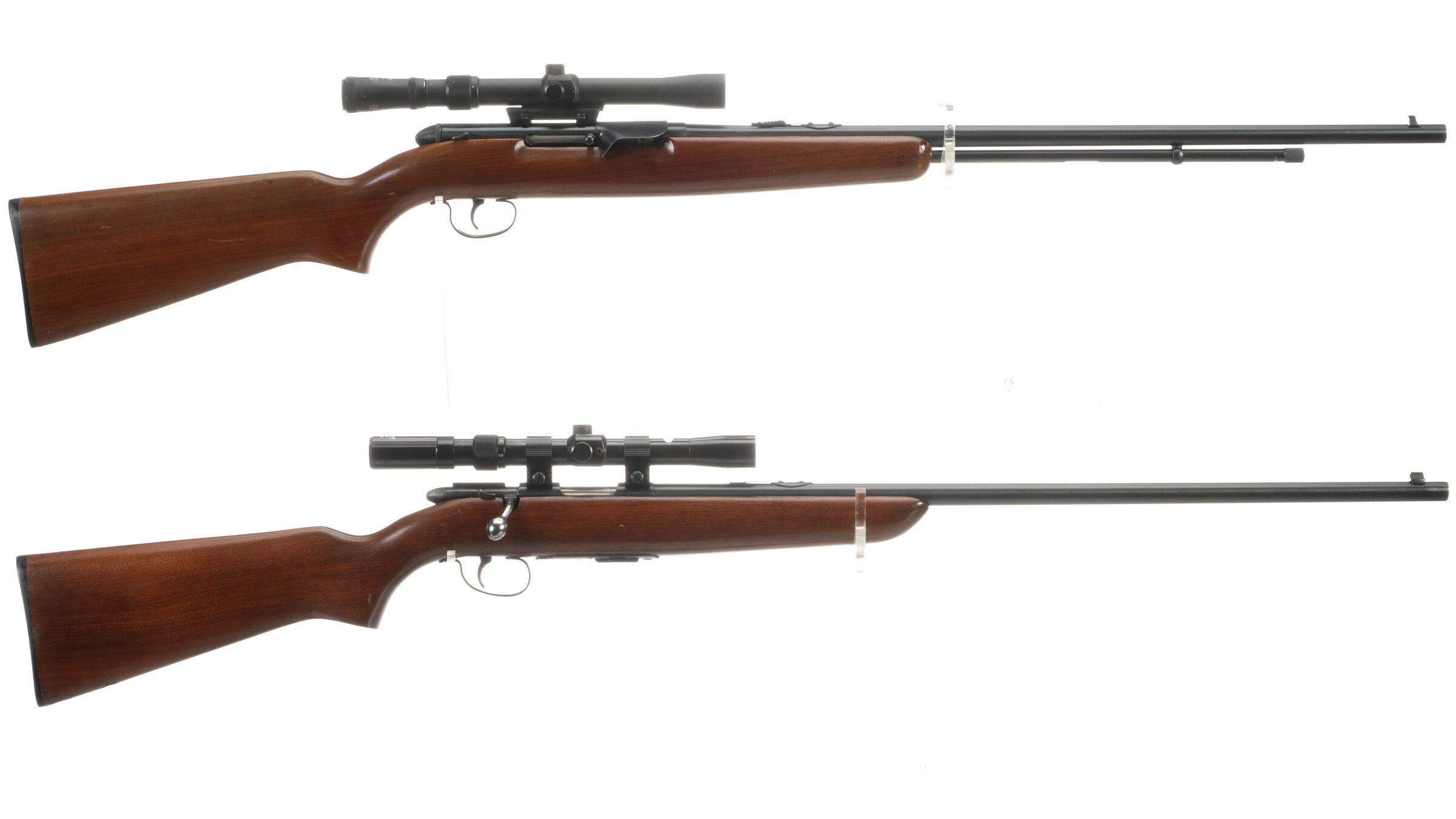 Two Remington Rifles with Scopes | Rock Island Auction