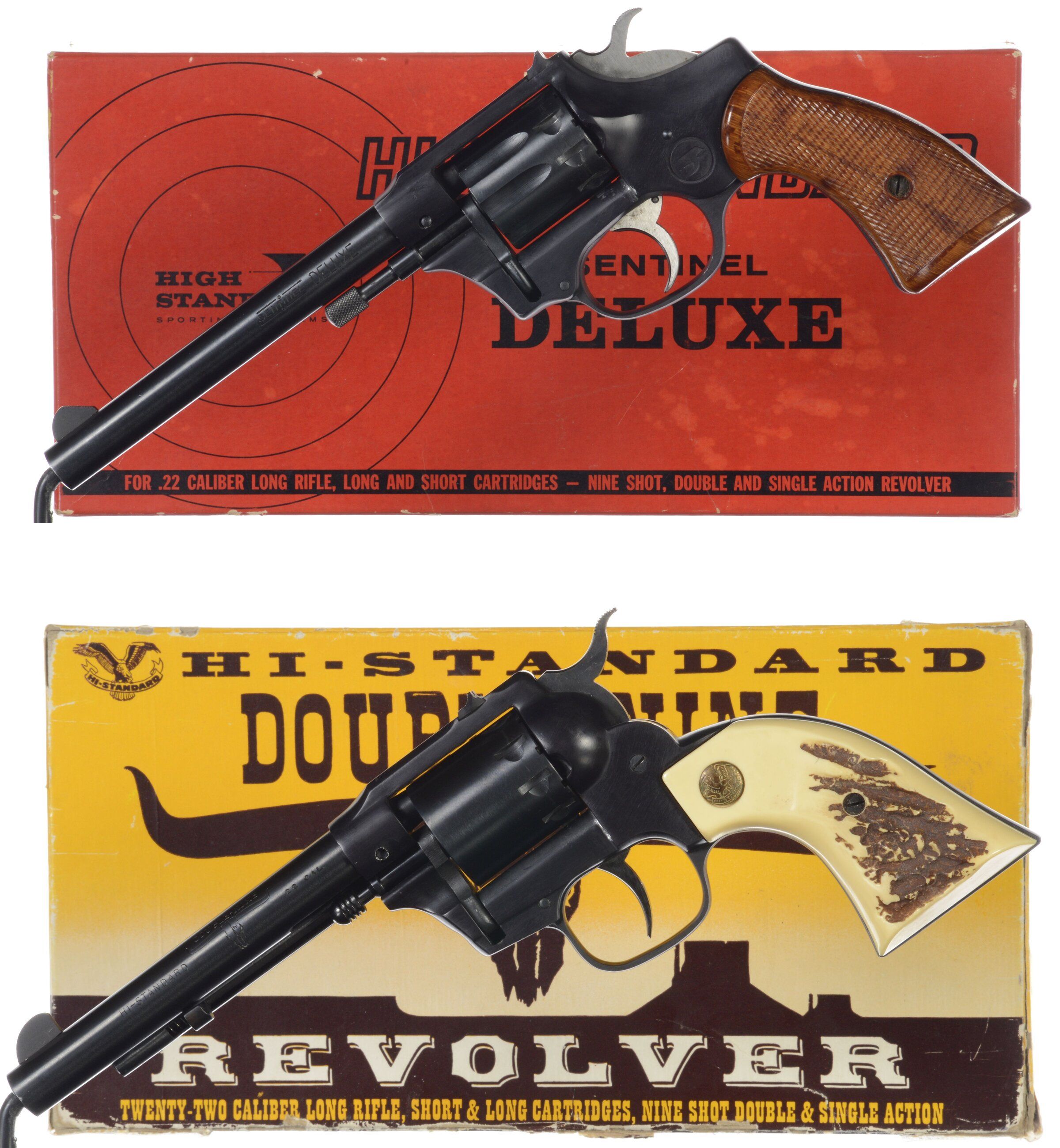 Two High Standard Double Action Revolvers with Boxes Rock Island Auction