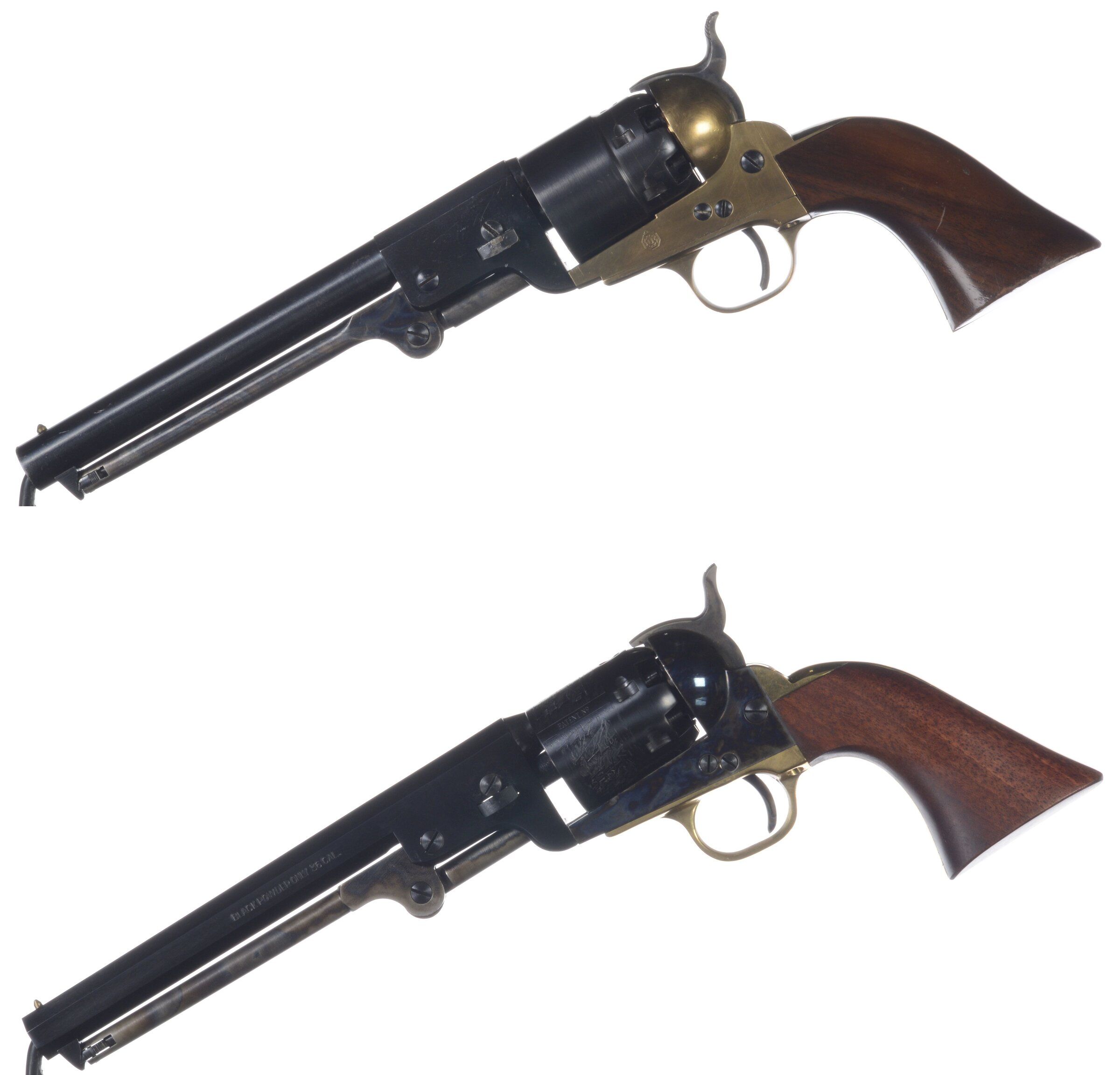 Two Italian Model 1851 Reproduction Percussion Revolvers | Rock Island ...