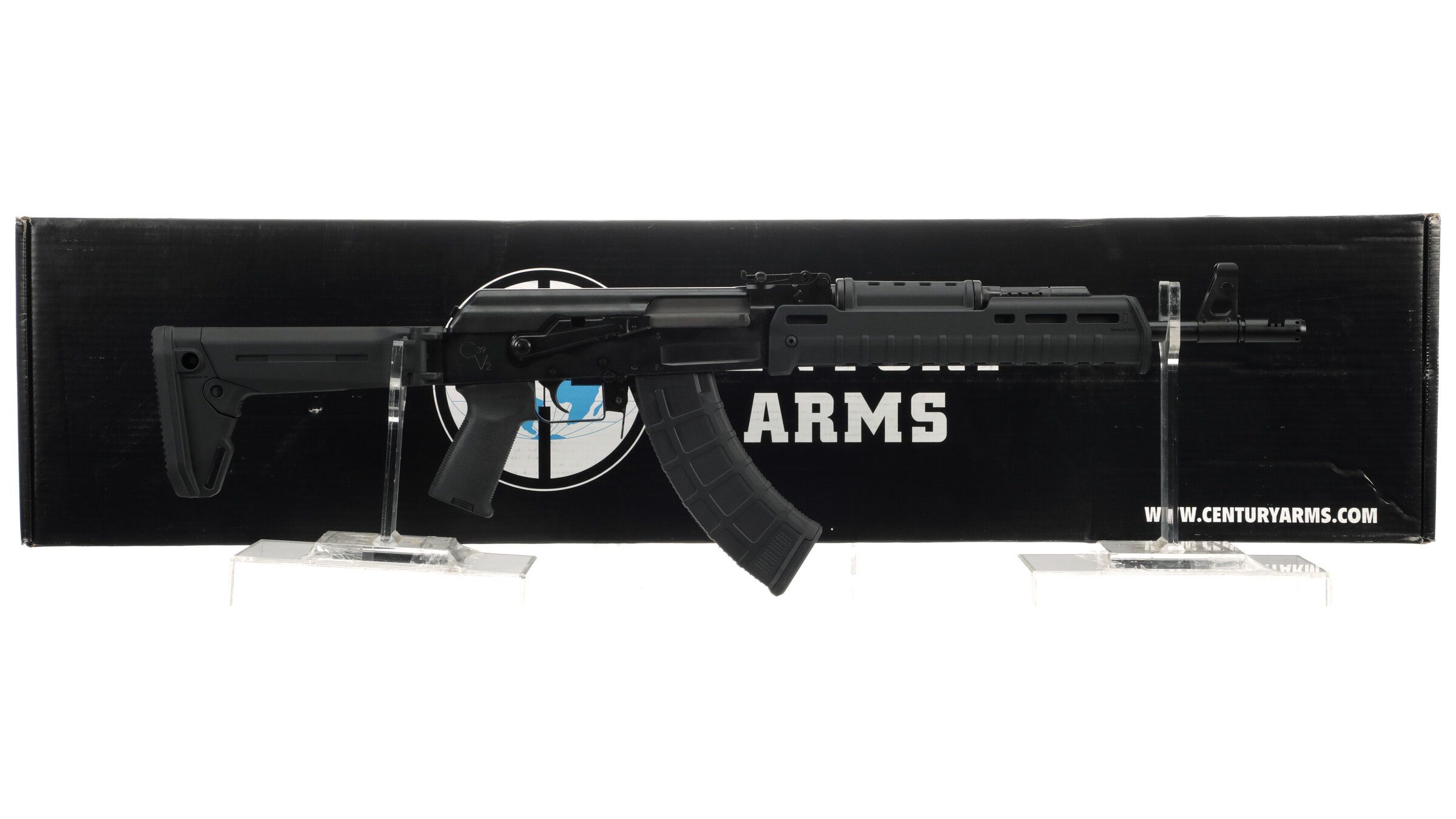 Century Arms Model C39V2 Zhukov SemiAutomatic Rifle with Box Rock