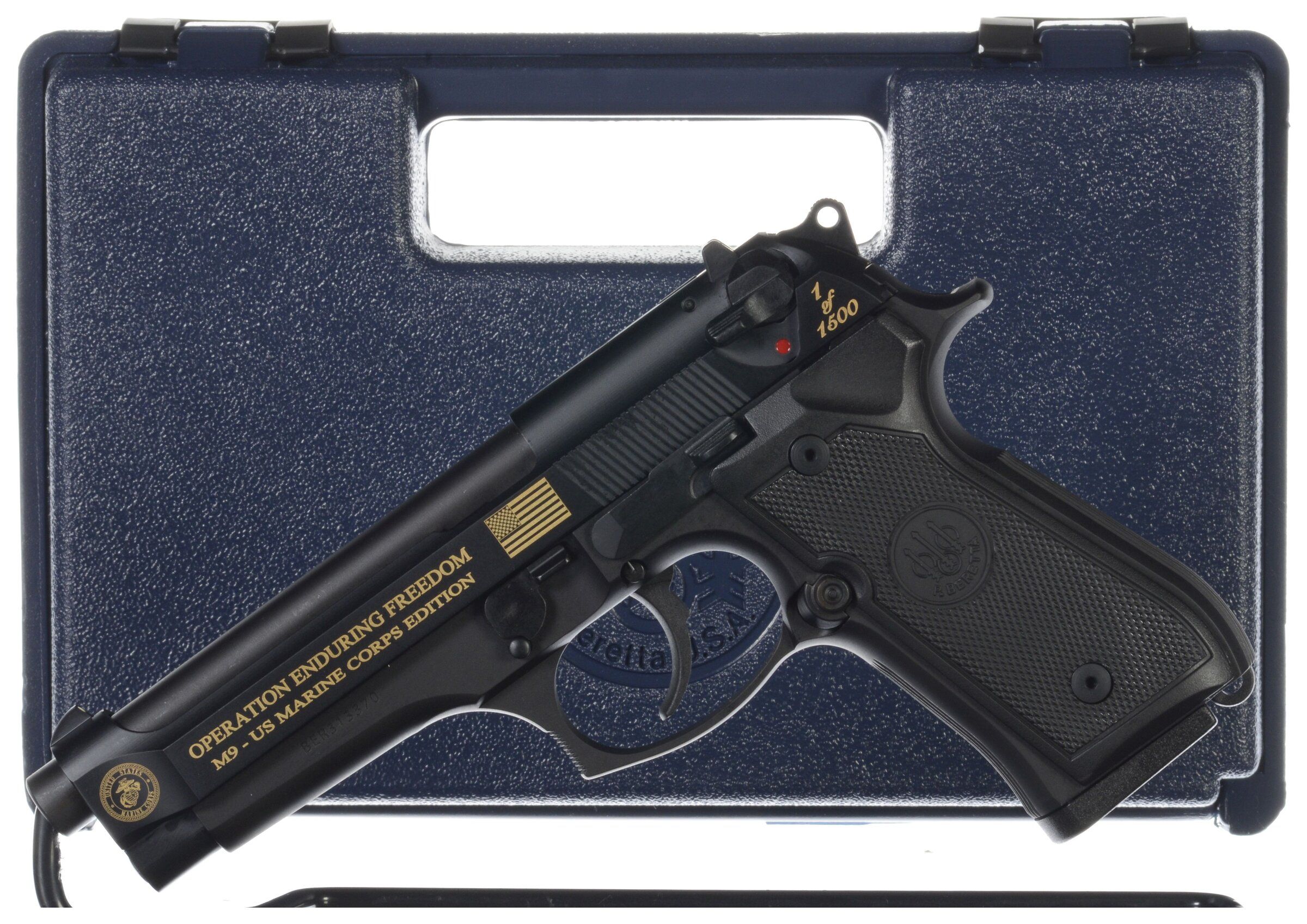 Beretta Model 92FS Operation Enduring Freedom USMC Pistol | Rock Island ...