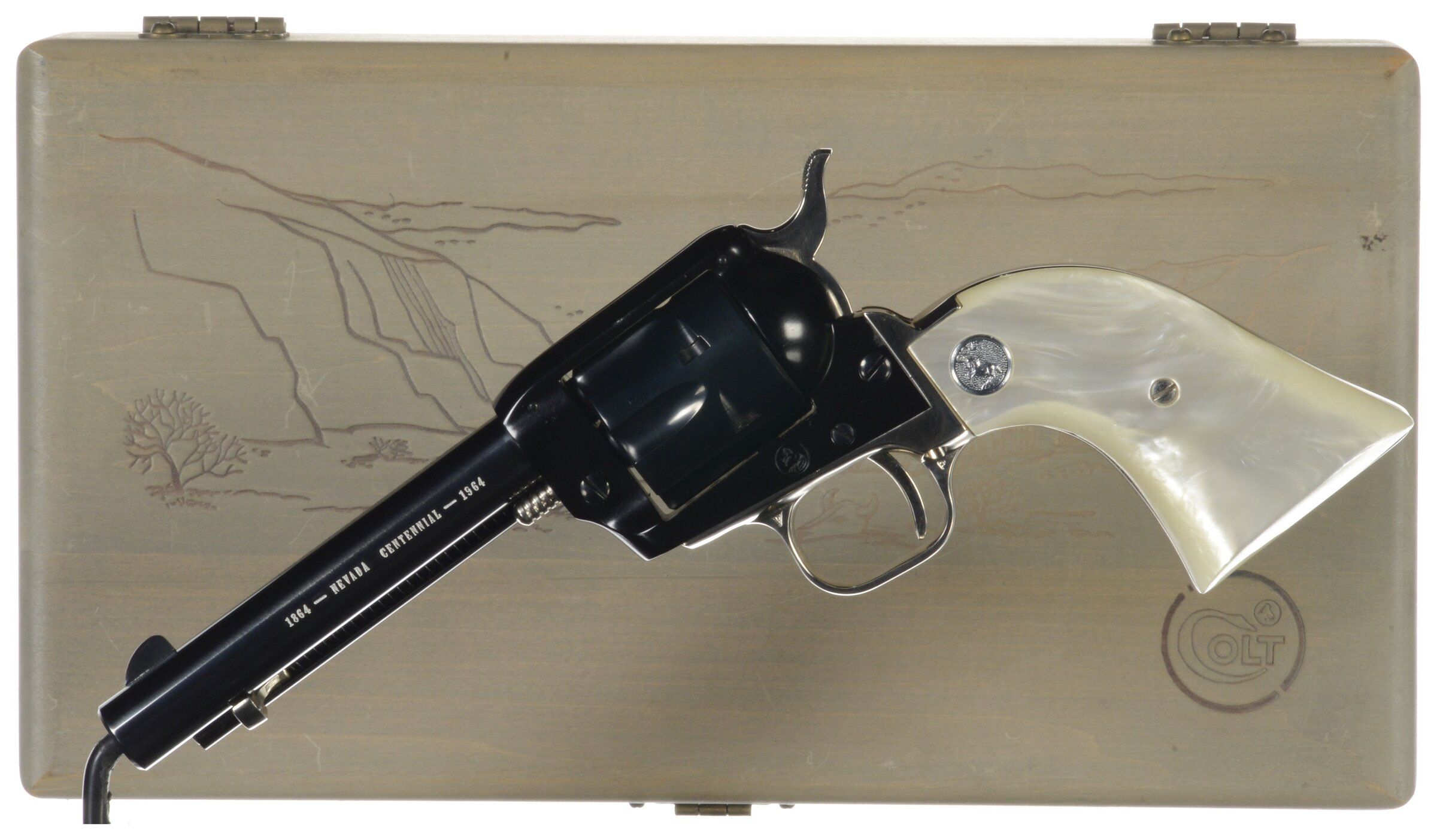 Colt Nevada Centennial Frontier Scout Single Action Revolver | Rock ...