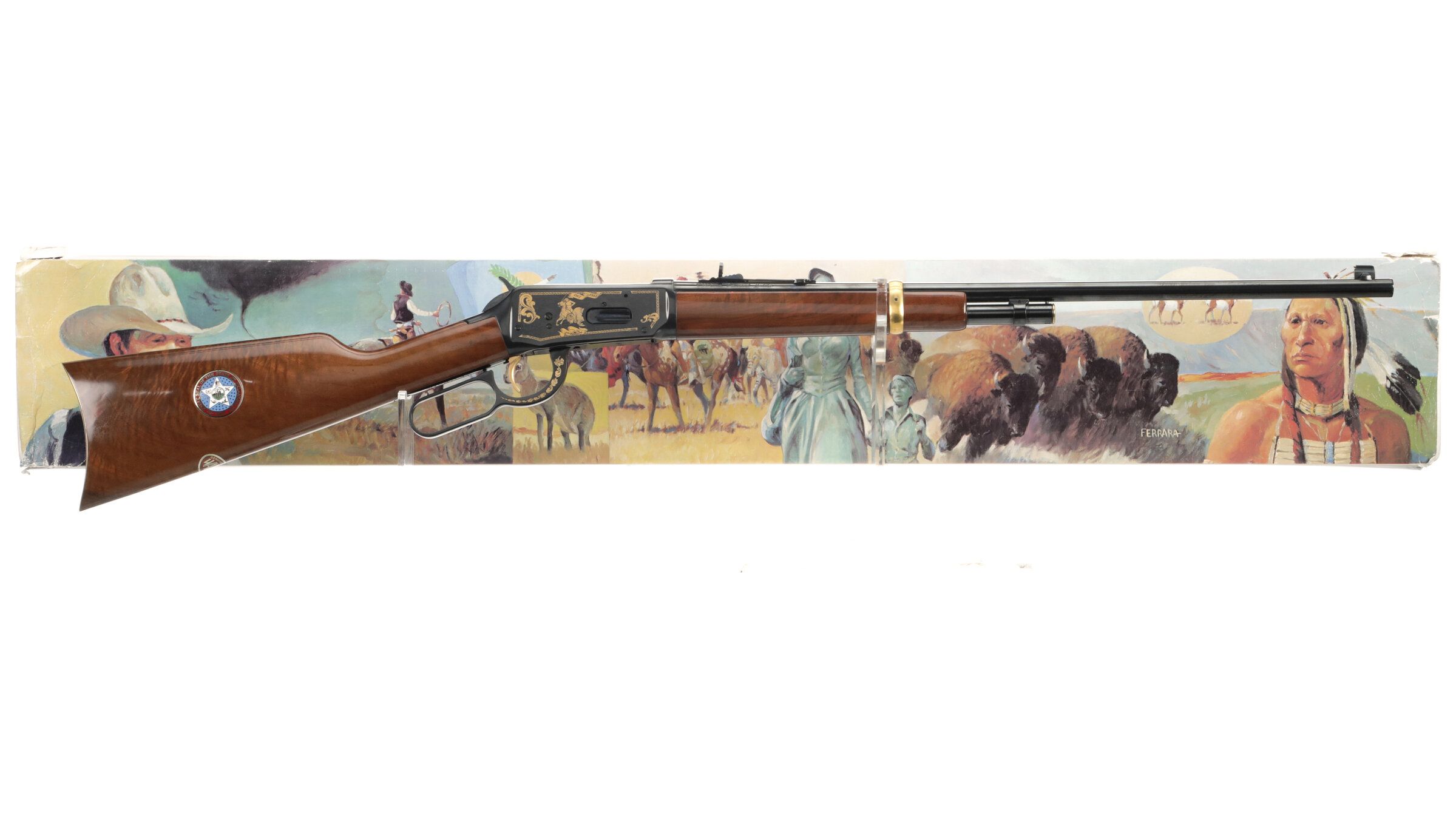 Winchester Model 94 Oklahoma Diamond Jubilee Commemorative Rifle Rock