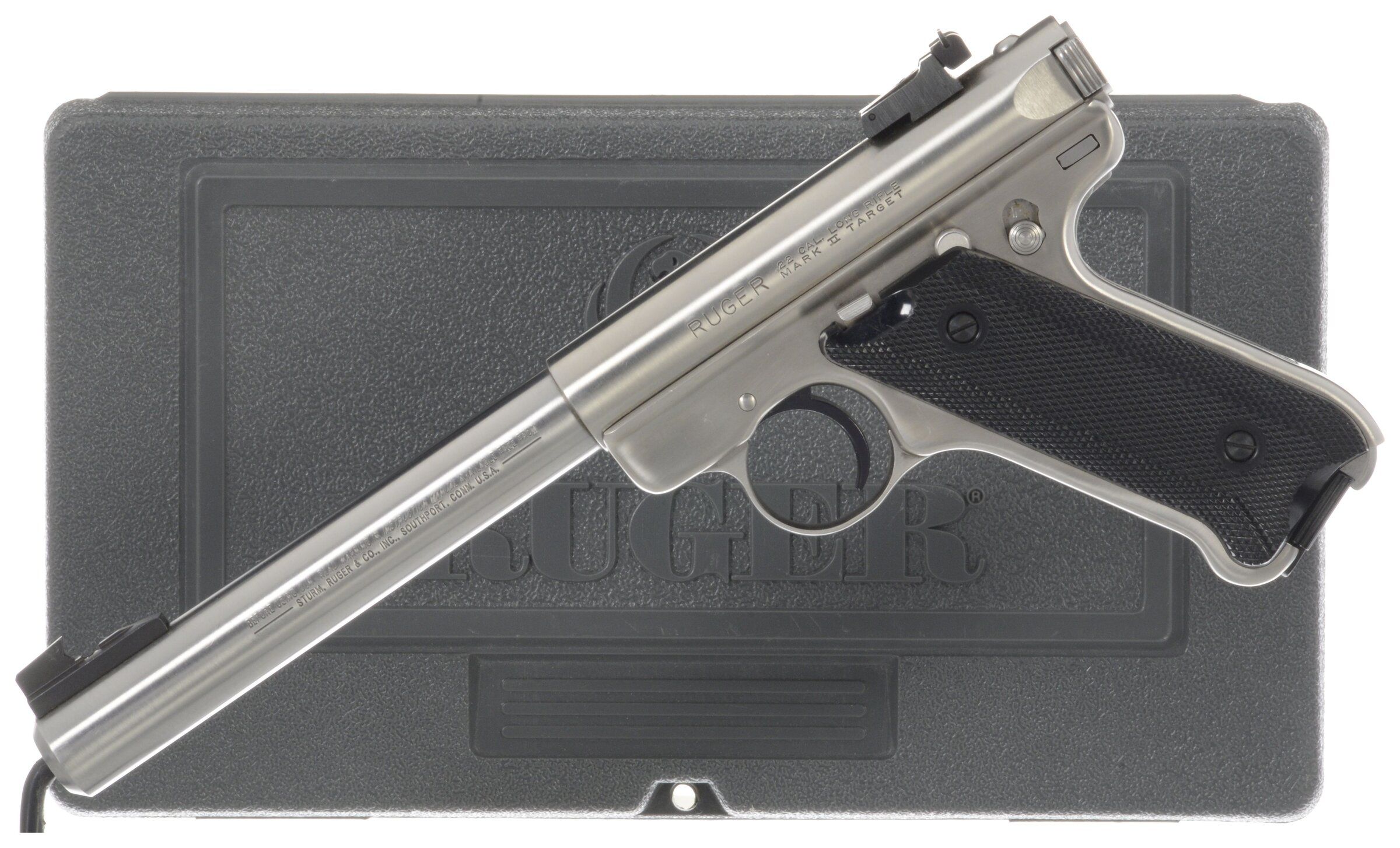 Ruger Mark Ii Government Target Model Semi Automatic Pistol Rock