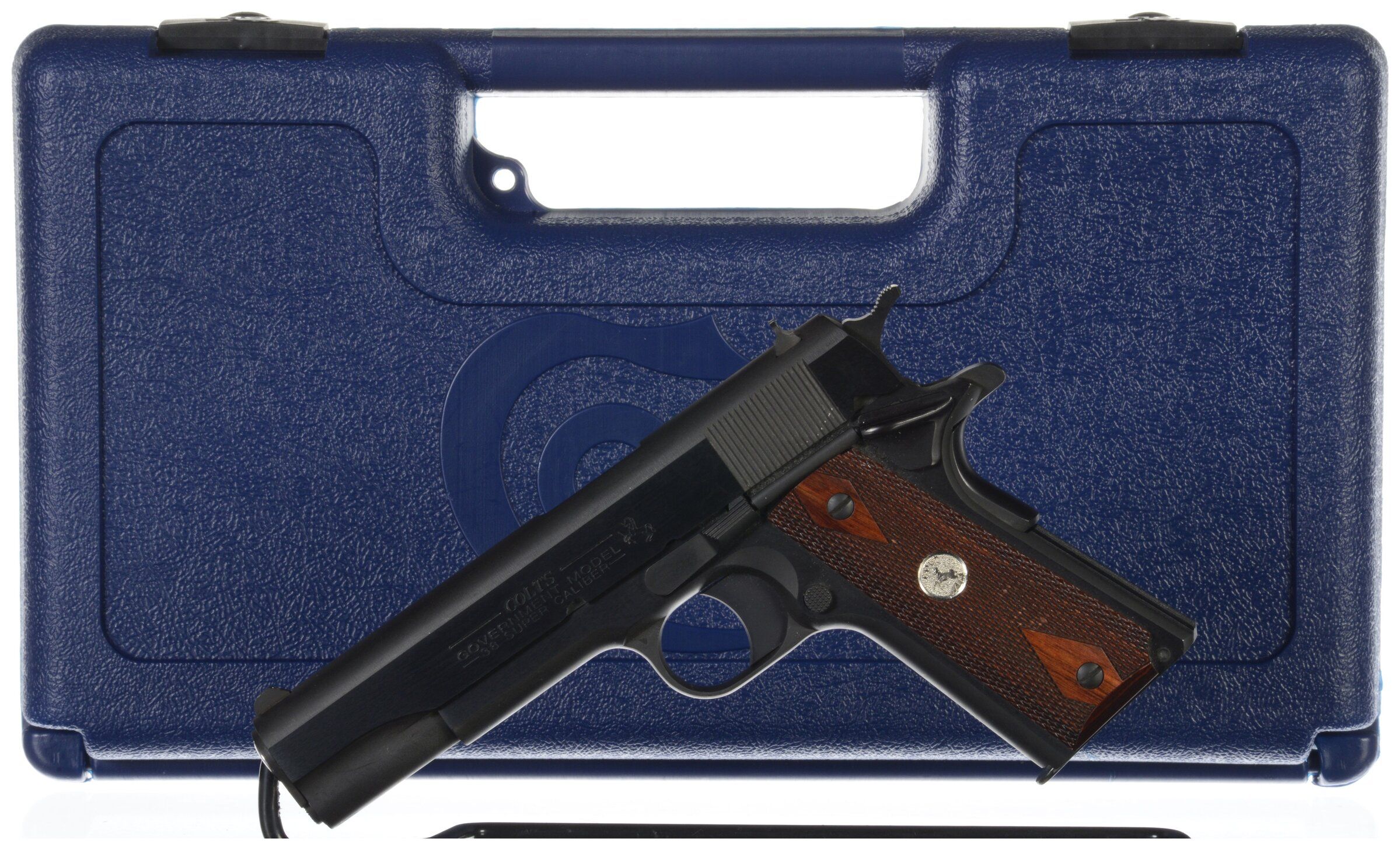 Colt Government Model .38 Super Semi-Automatic Pistol with Case | Rock ...