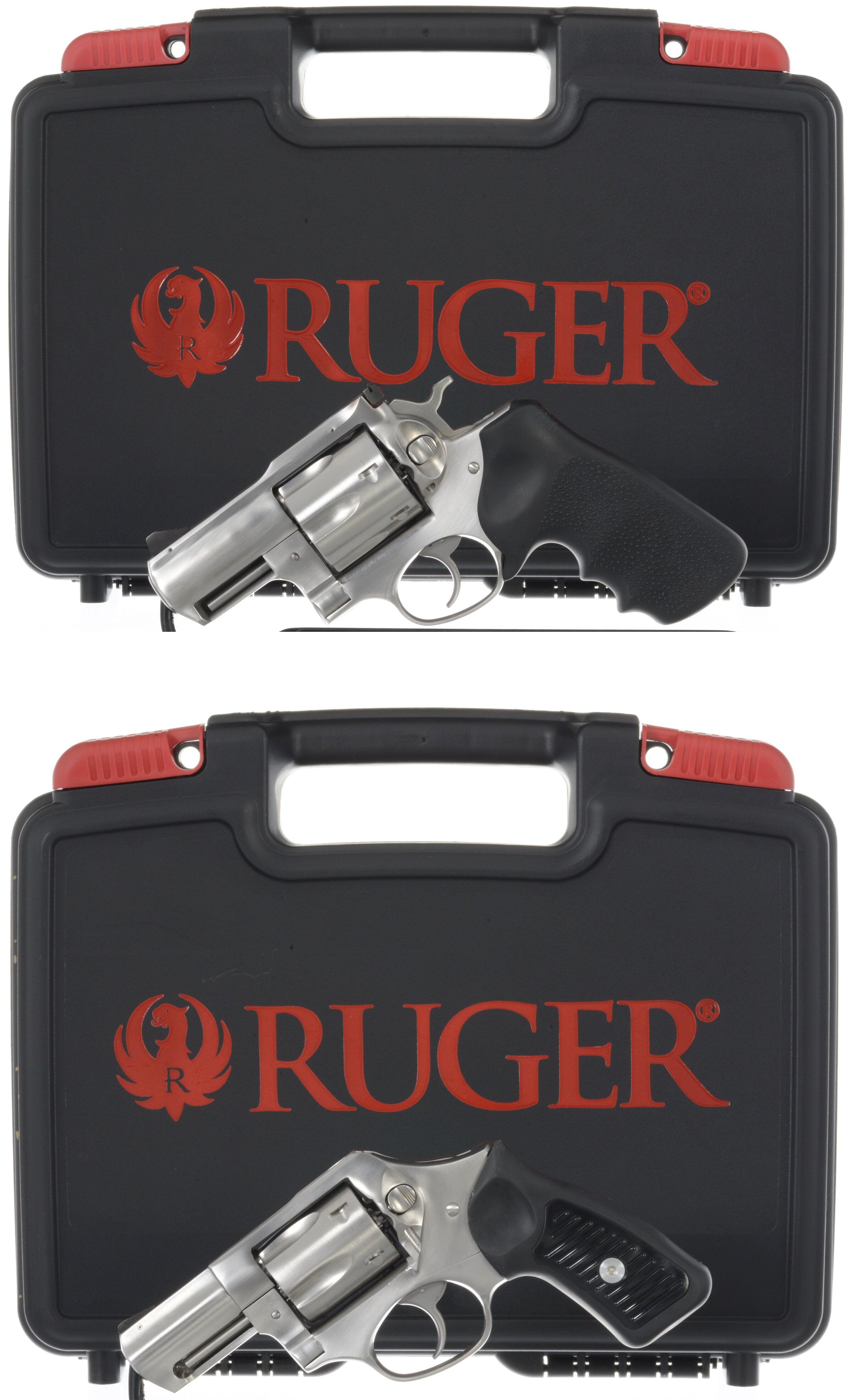 Two Ruger Double Action Revolvers with Cases | Rock Island Auction