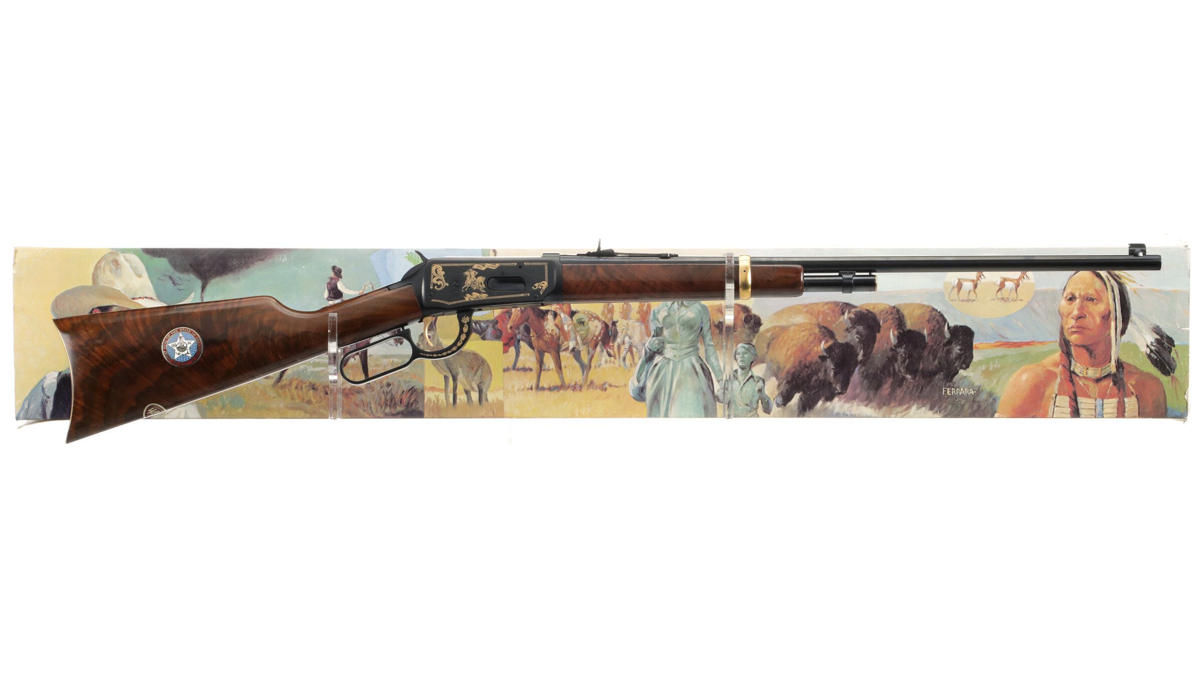 Winchester Model 94 Oklahoma Diamond Jubilee Commemorative Rifle Rock