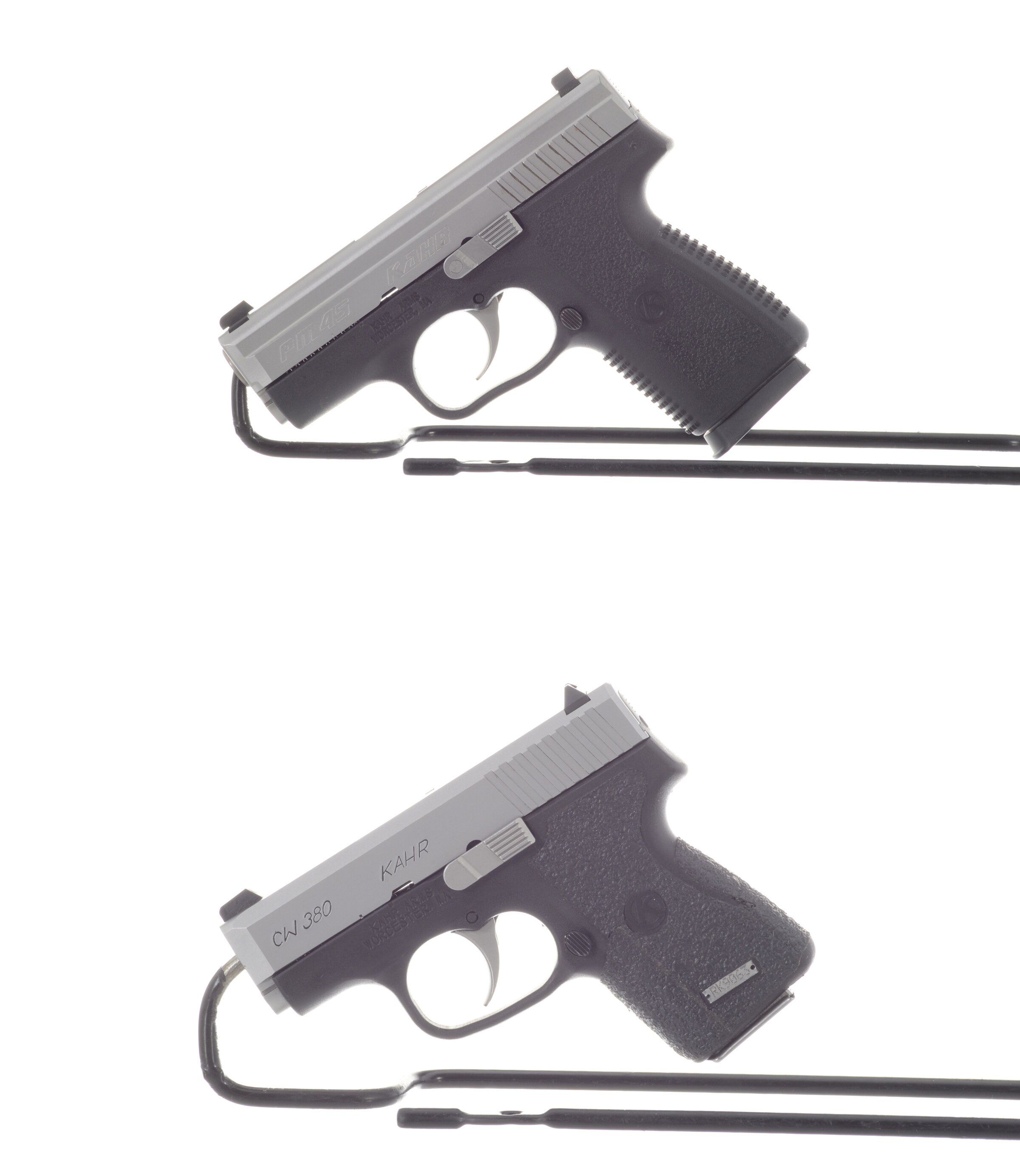 Two Kahr Arms SemiAutomatic Pistols Rock Island Auction