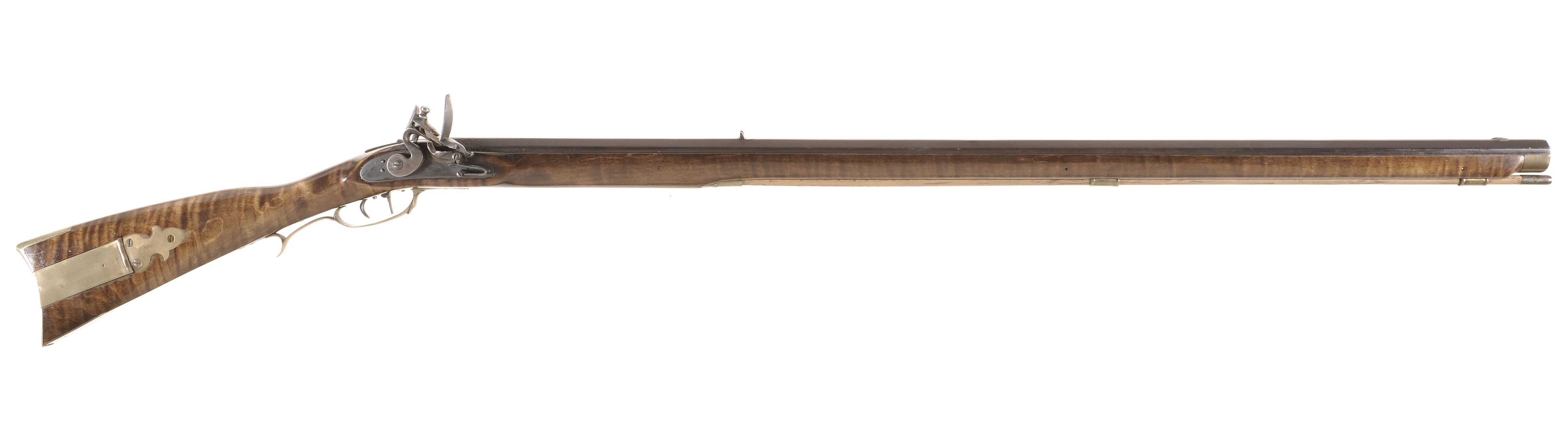 American Full Stock Flintlock Rifle | Rock Island Auction