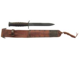 World War II U.S. M3 Combat knife with Sheath