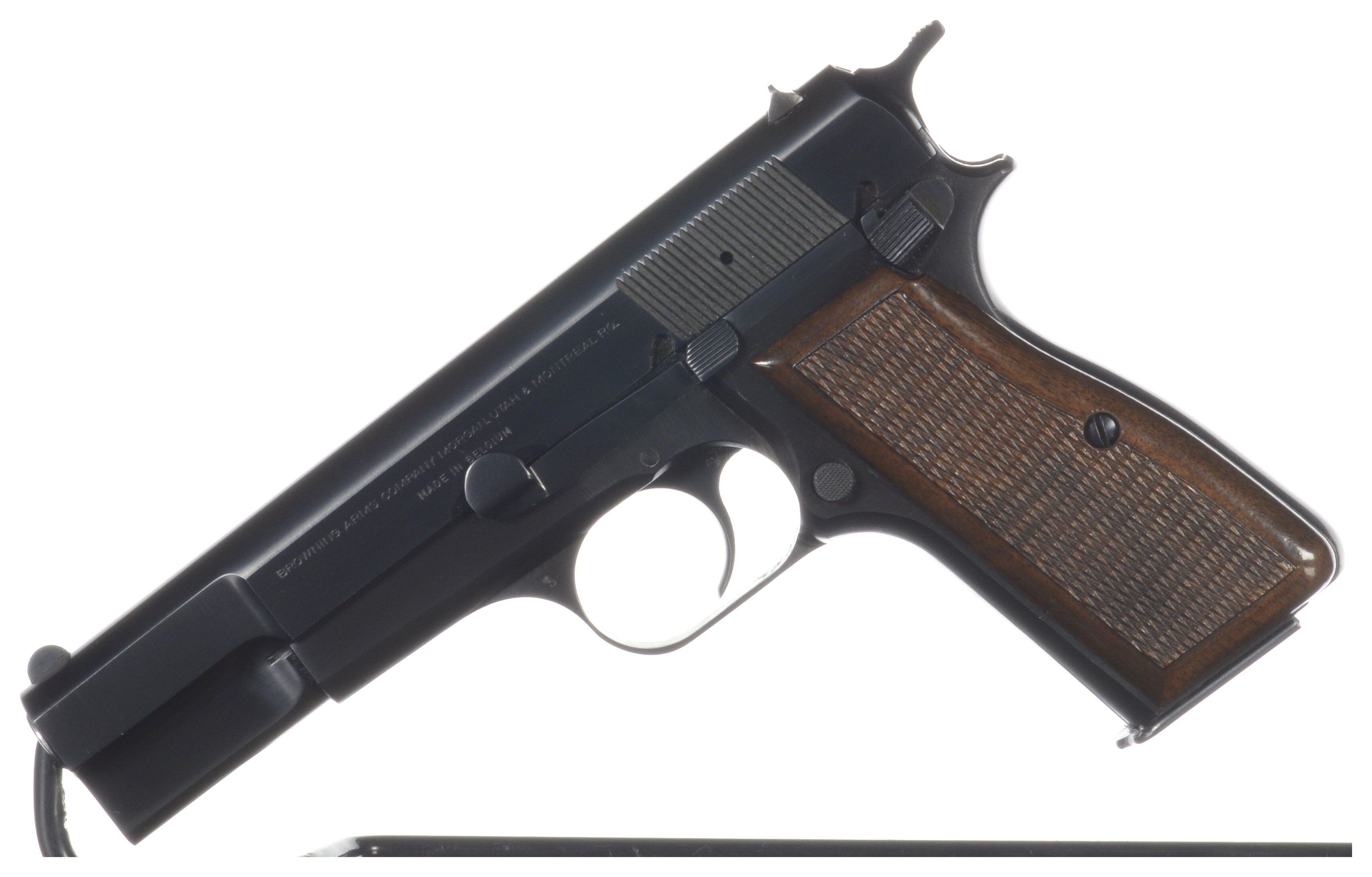 Belgian browning high power semi automatic pistol rock island auction