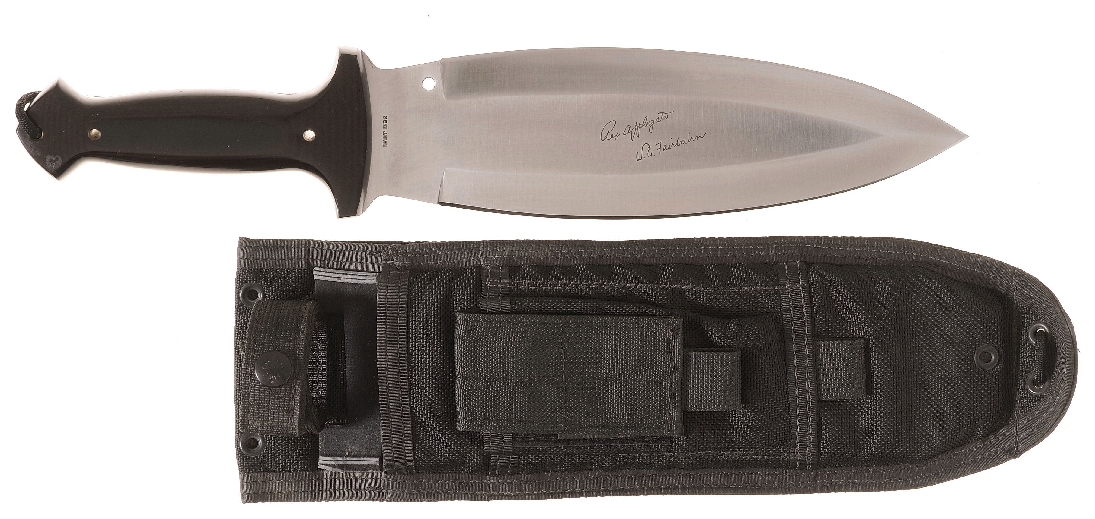 Al Mar Combat Smatchet Double Edged Fighting Knife Rock Island Auction